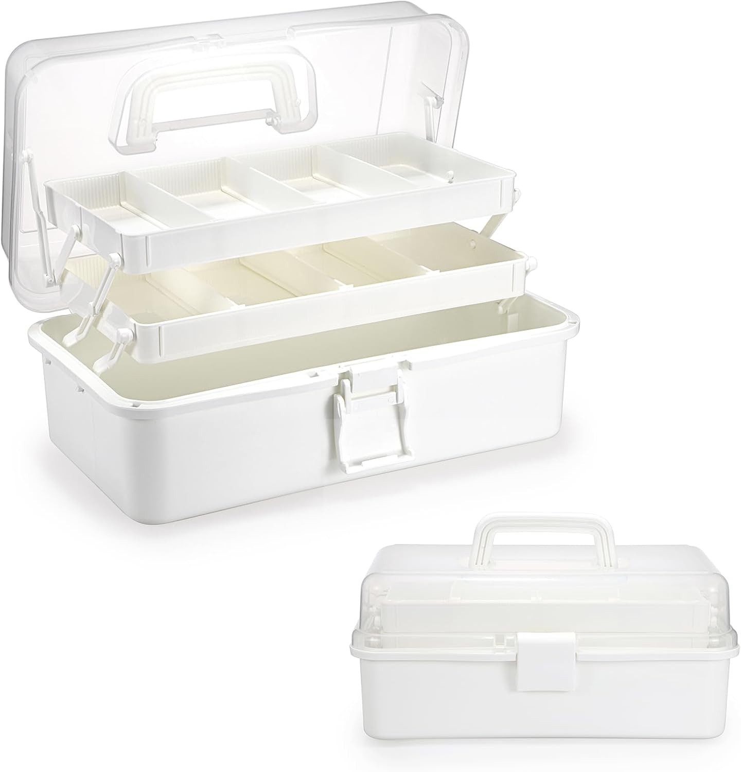 FELIXLEO Aufbewahrungsbox 3 Regal Mehrzweckaufbewahrungsbox Einstellbare Sortierbox BPA-frei (1 St)