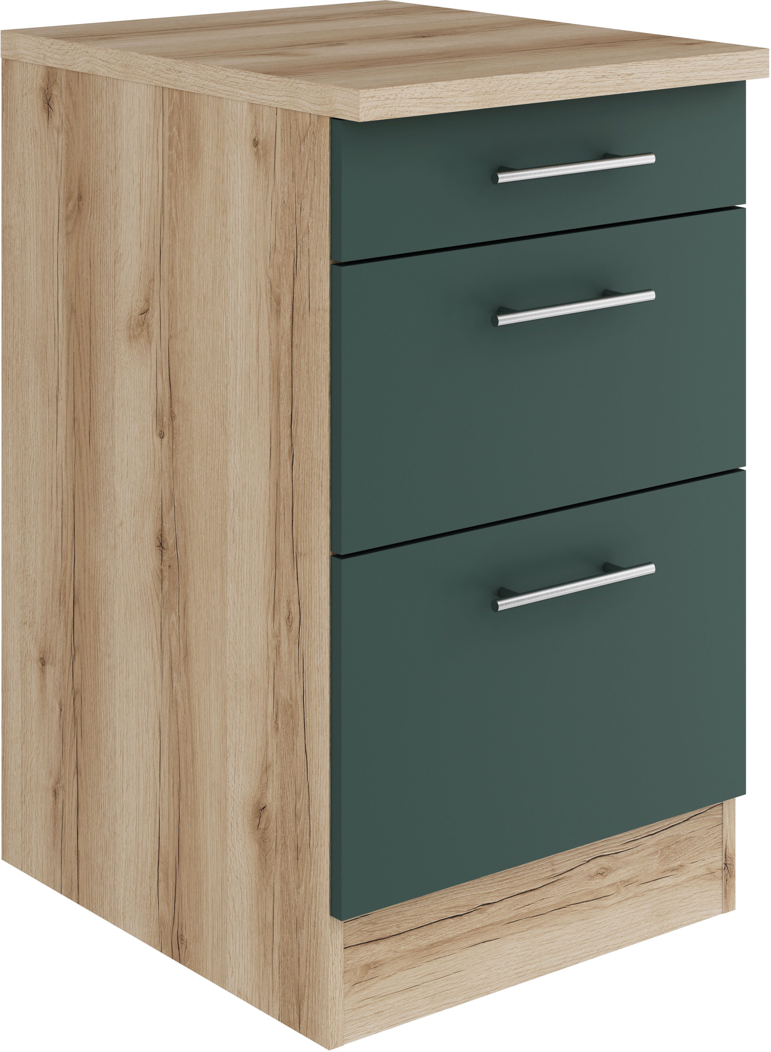 OPTIFIT Unterschrank "Bella" Breite 50 cm, 2 Auszüge, 1 Schubkasten günstig online kaufen