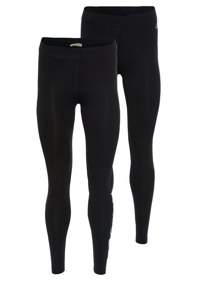Ocean Sportswear Leggings (Packung, 2er-Pack) mit Kontraststreifen und  Logodruck