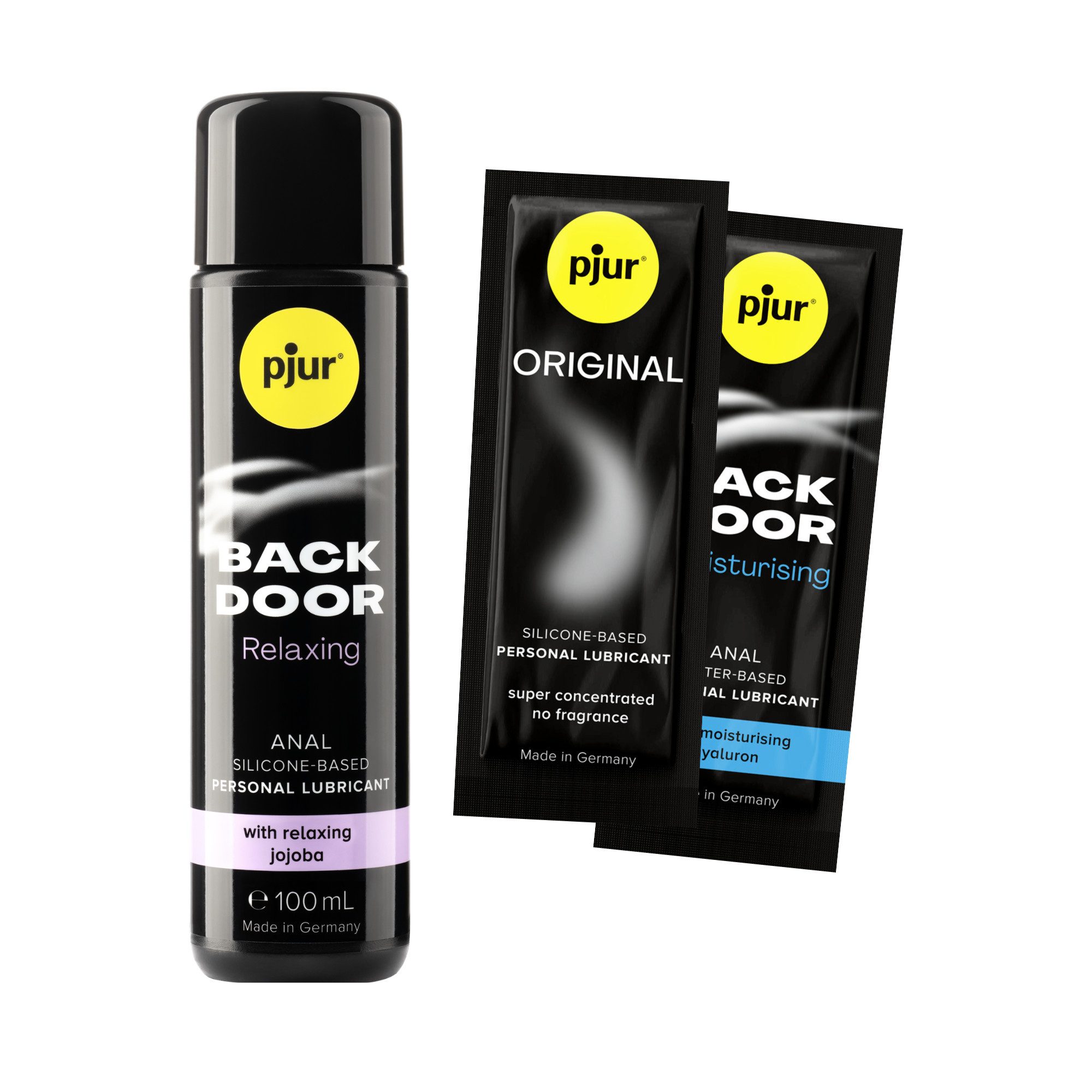pjur Gleitgel 103,5ml Bundle Back Door Anal, Vorteilsset inkl. 2 Probe-Sachets
