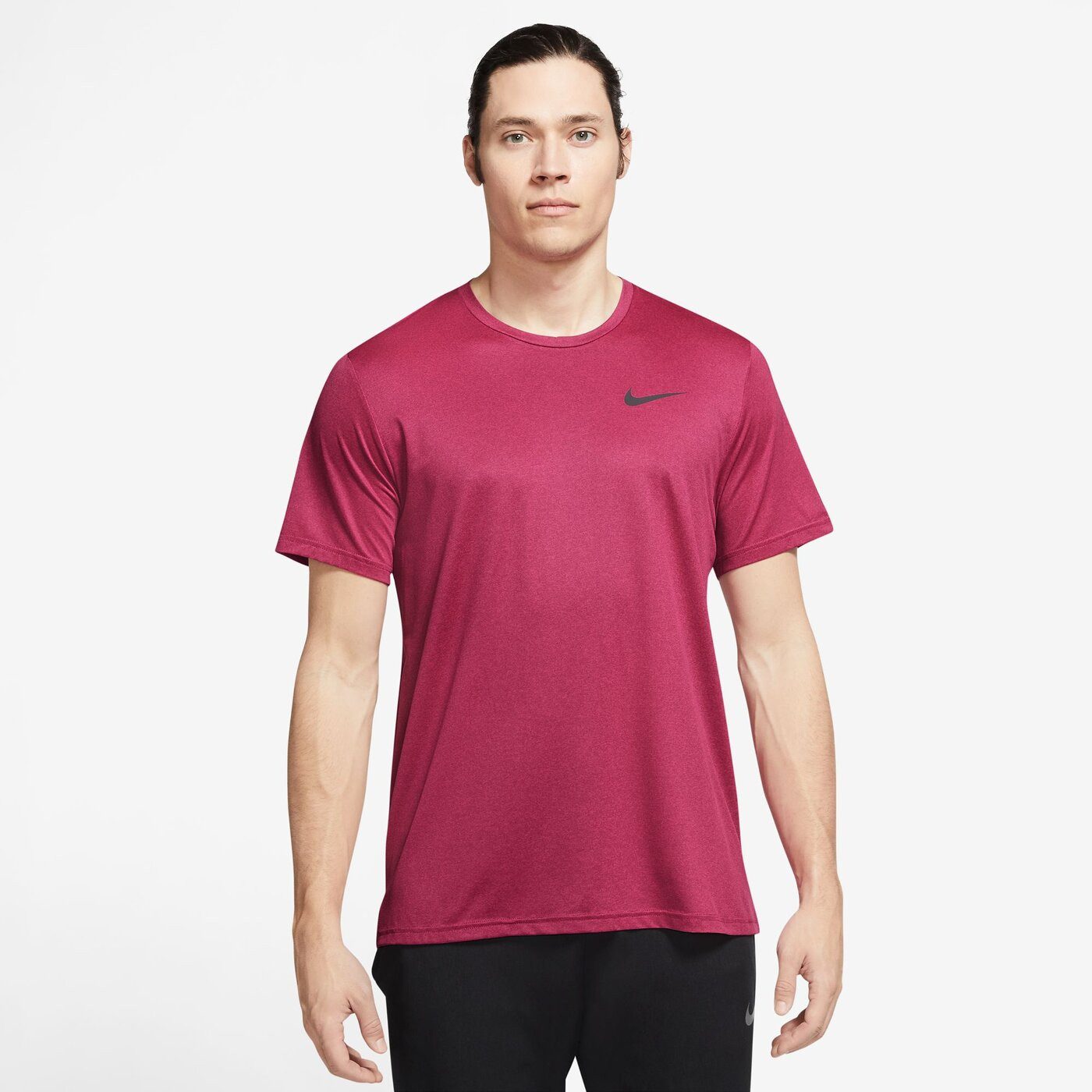 Nike Funktionsshirt M NP DF HPR DRY TOP SS 638 DARK BEETROOT/ACTIVE PINK/ günstig online kaufen