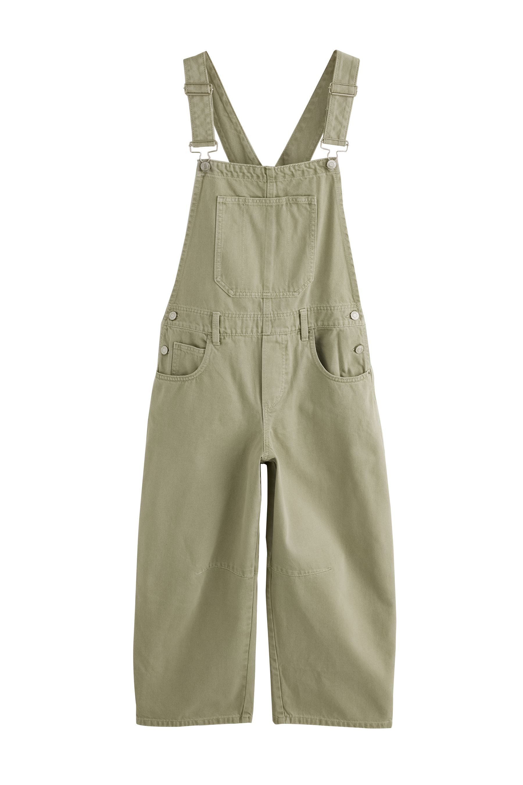 Next Jumpsuit Latz-Jumpsuit aus Denim mit Barrel-Bein (1-tlg)