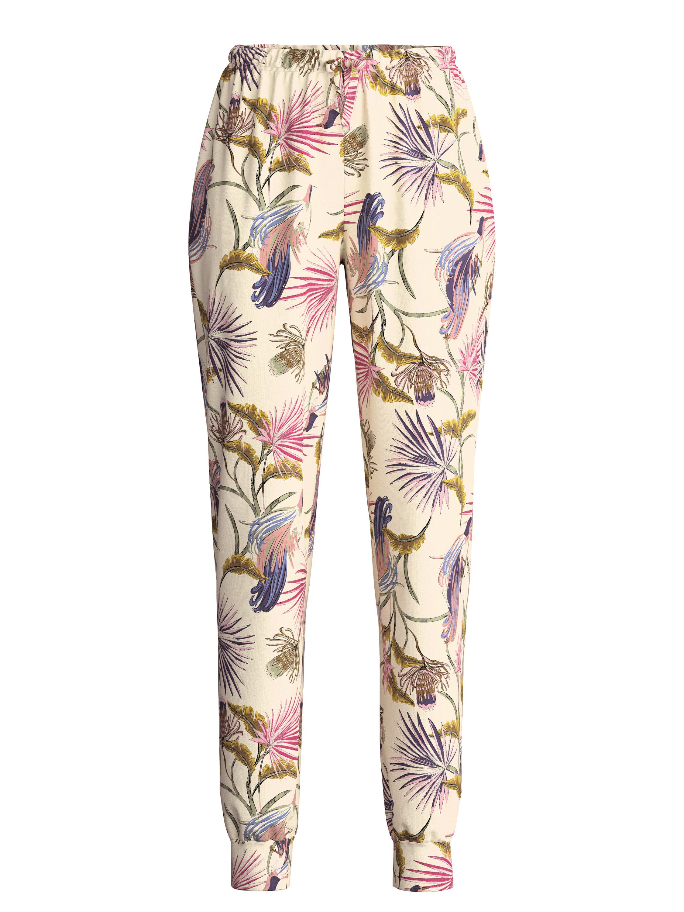CALIDA Pyjamahose Favourites Arts Damen (1-tlg) weiche Baumwolle, atmungsaktiv, elastischer Bund, pflegeleicht