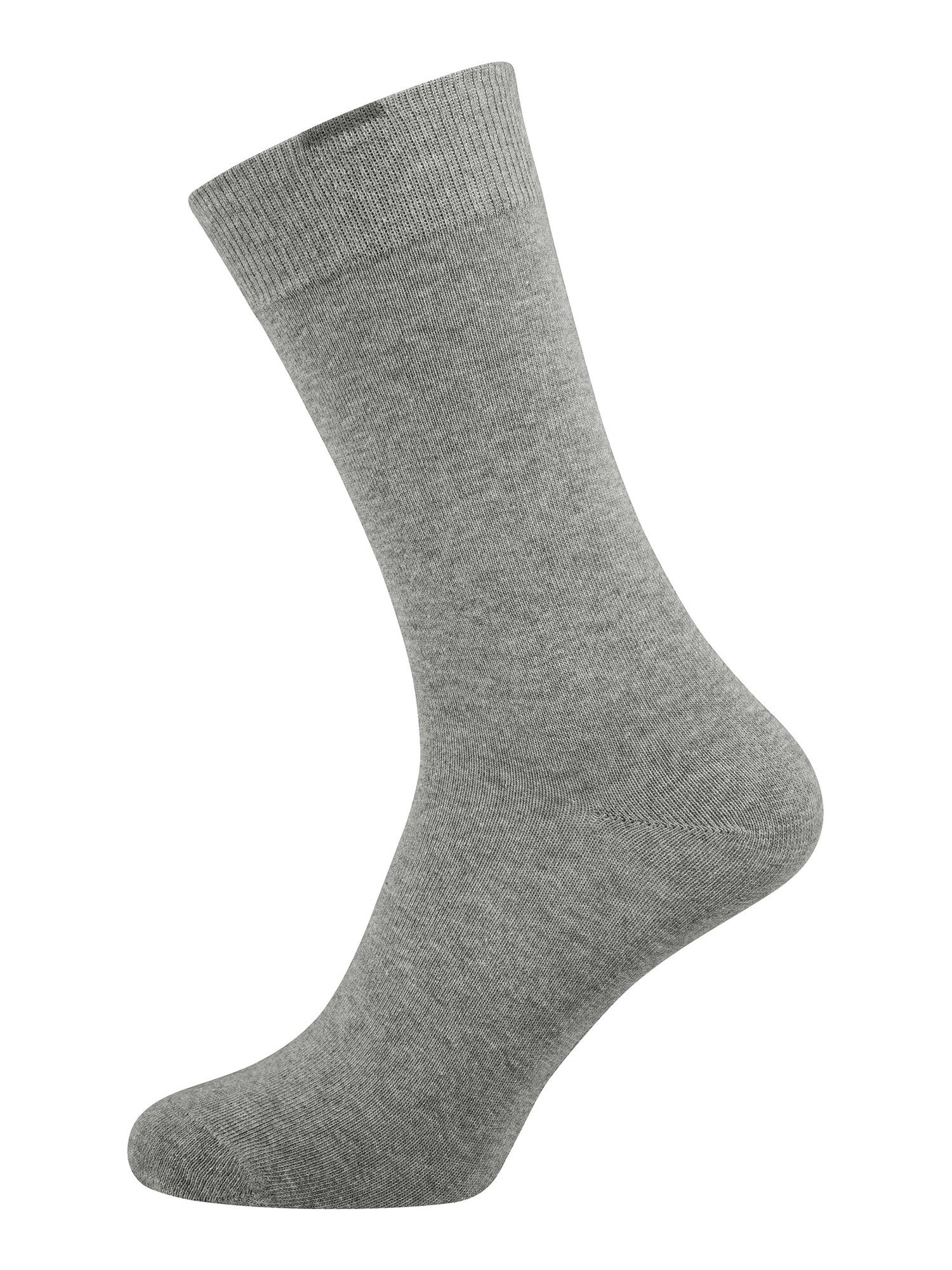 Passt uni günstig Perfekt hellgraumelange Nur Socken (15-Paar) Der Basicsocken