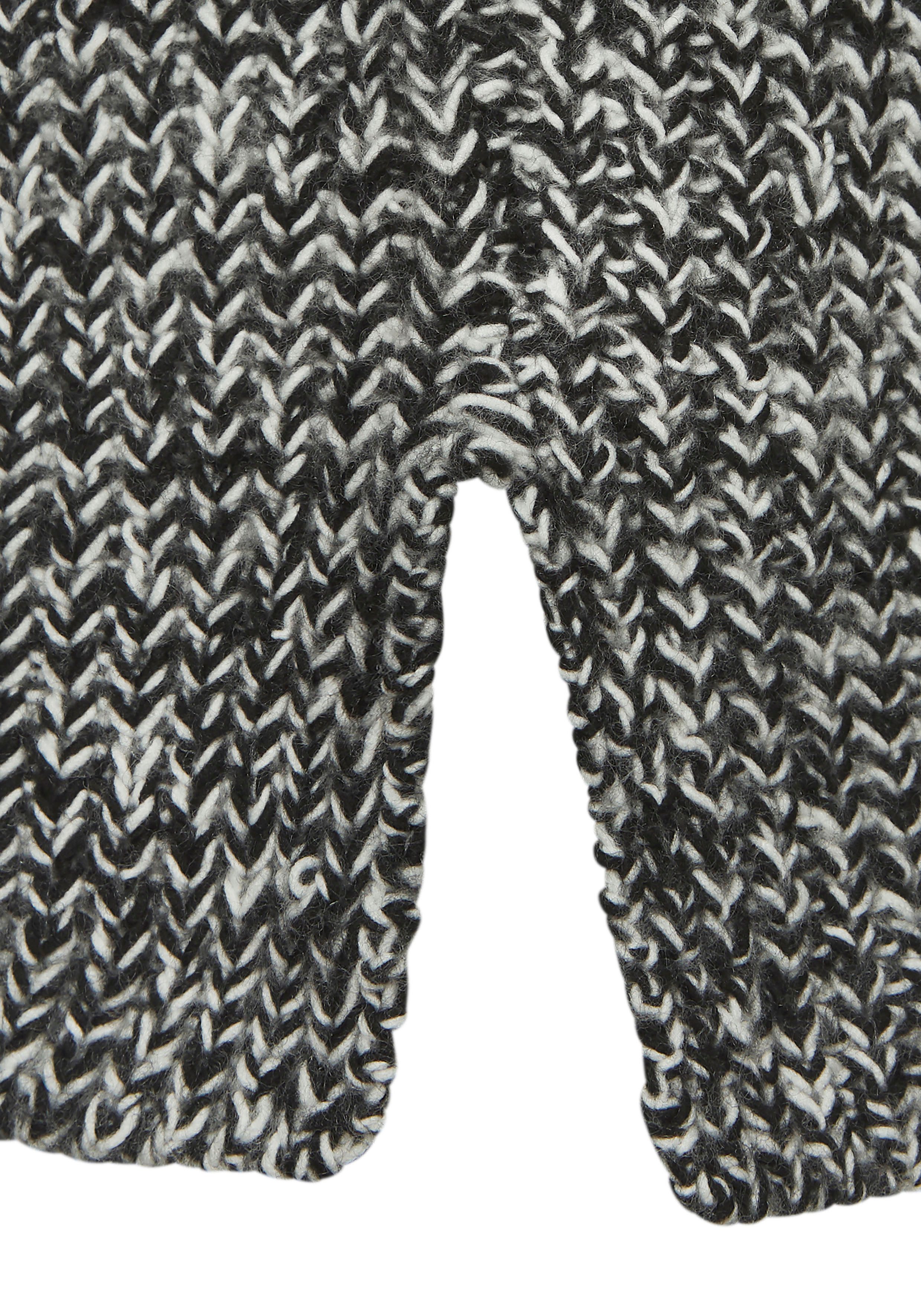 Buffalo Stehkragenpullover in Melange-Optik lockere Passform, warmer Strick, kuscheliger Strickpullover, Oversize – Bild 5 von 5
