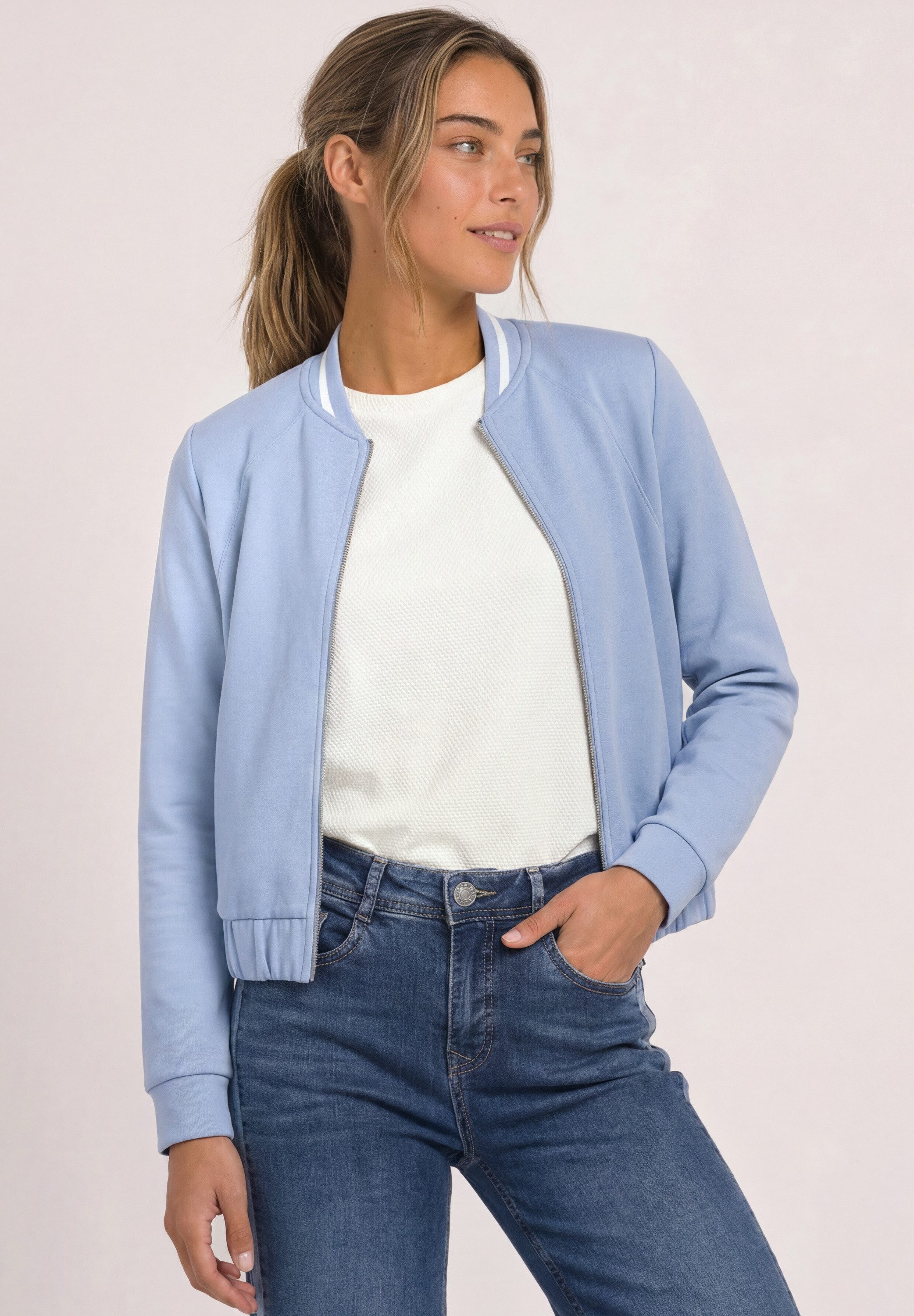 STREET ONE Cardigan im Silk Look