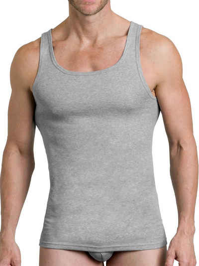 KUMPF Achselhemd Herren Unterhemd 2er Pack Bio Cotton (Packung, 2-St) hohe Markenqualität