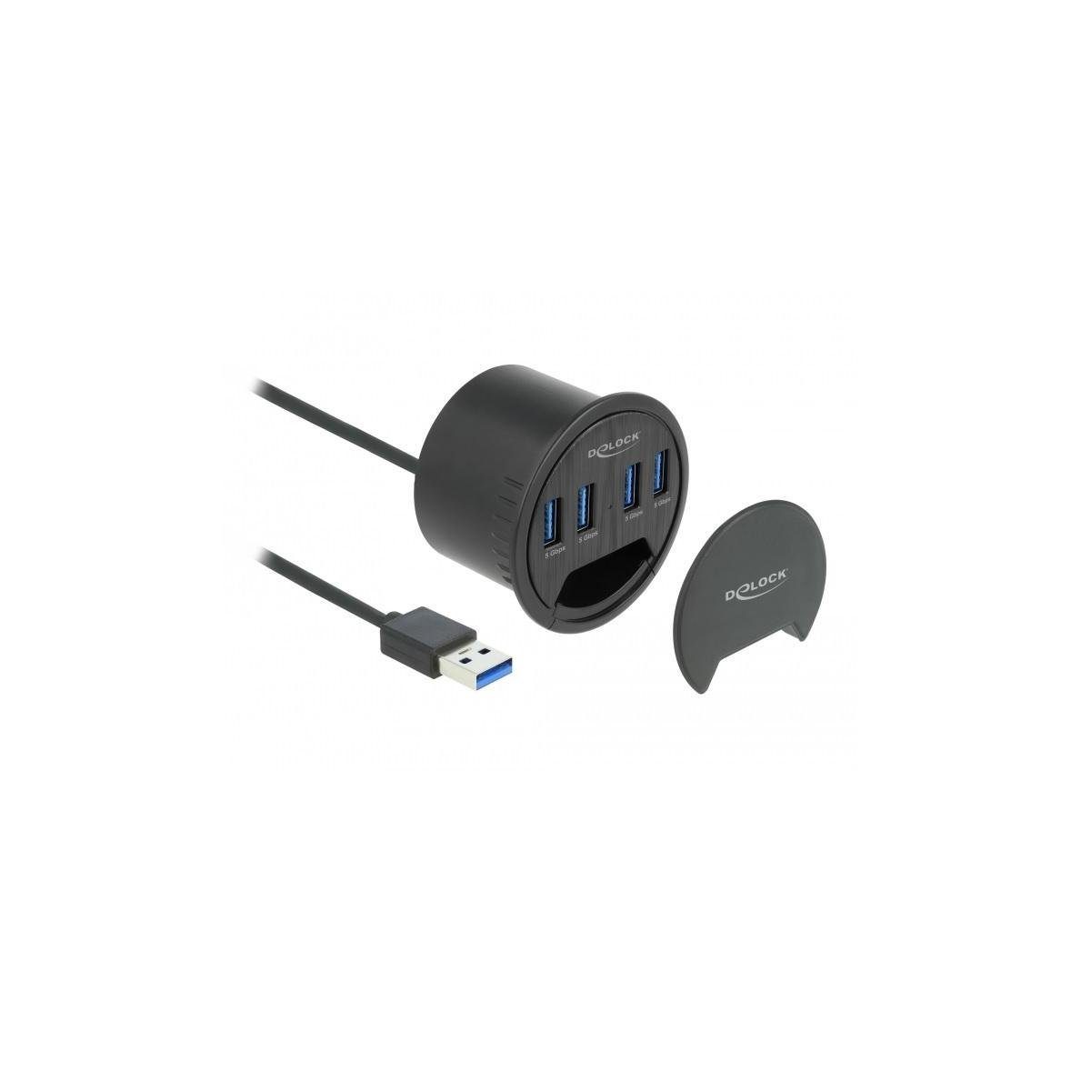 USB 2.0 HUB 3-Port/Audio zum Einbau (60mm), 16,65 €