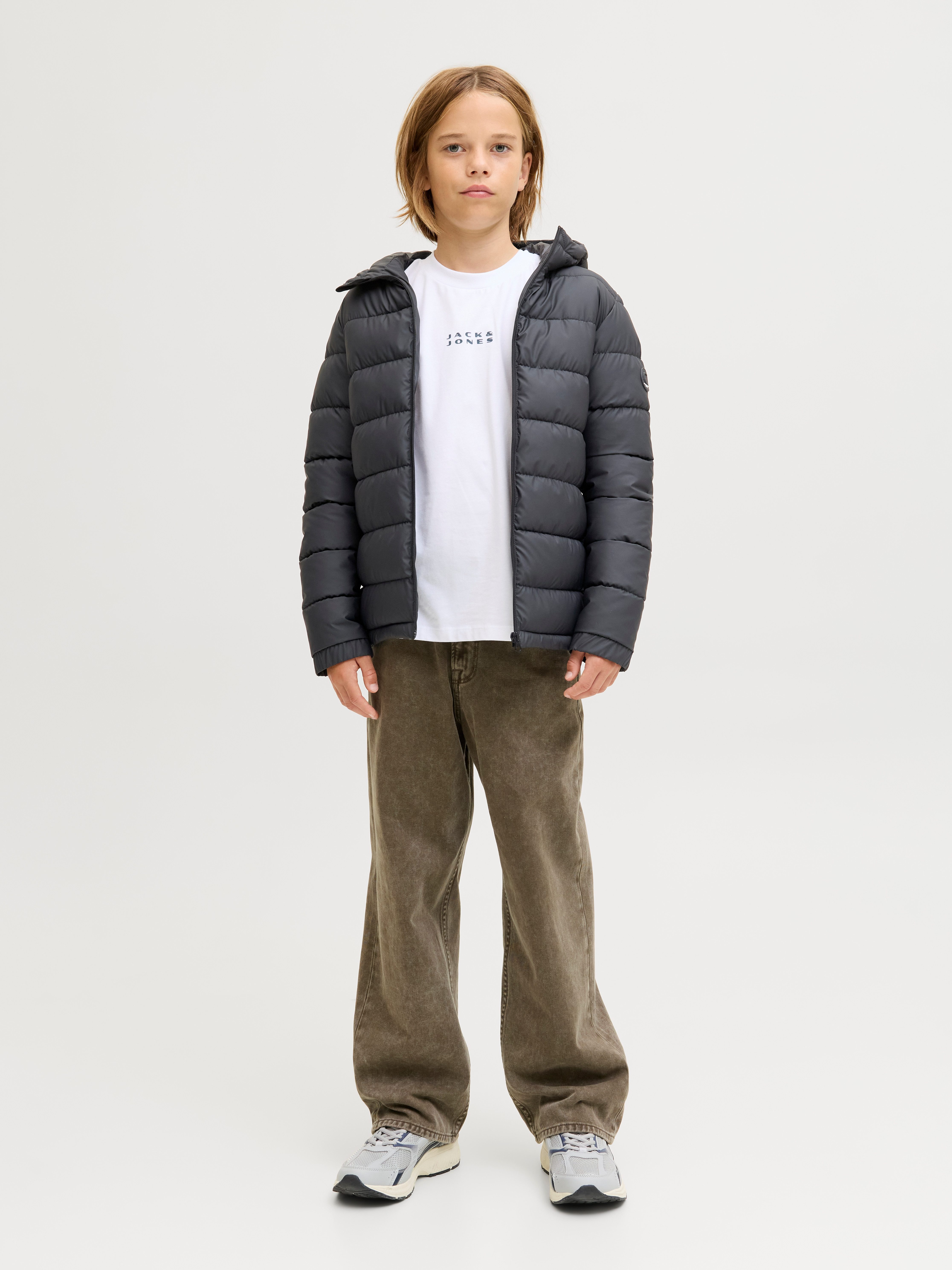 Jack & Jones Junior Steppjacke JCOPOINT PU PUFFER JACKET BF JNR