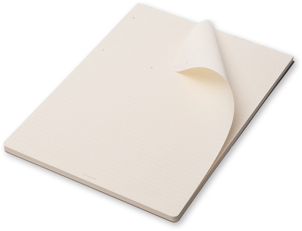 MOLESKINE Notizblock Notizblock Letter 21,59x27,94cm liniert Softcover schwarz