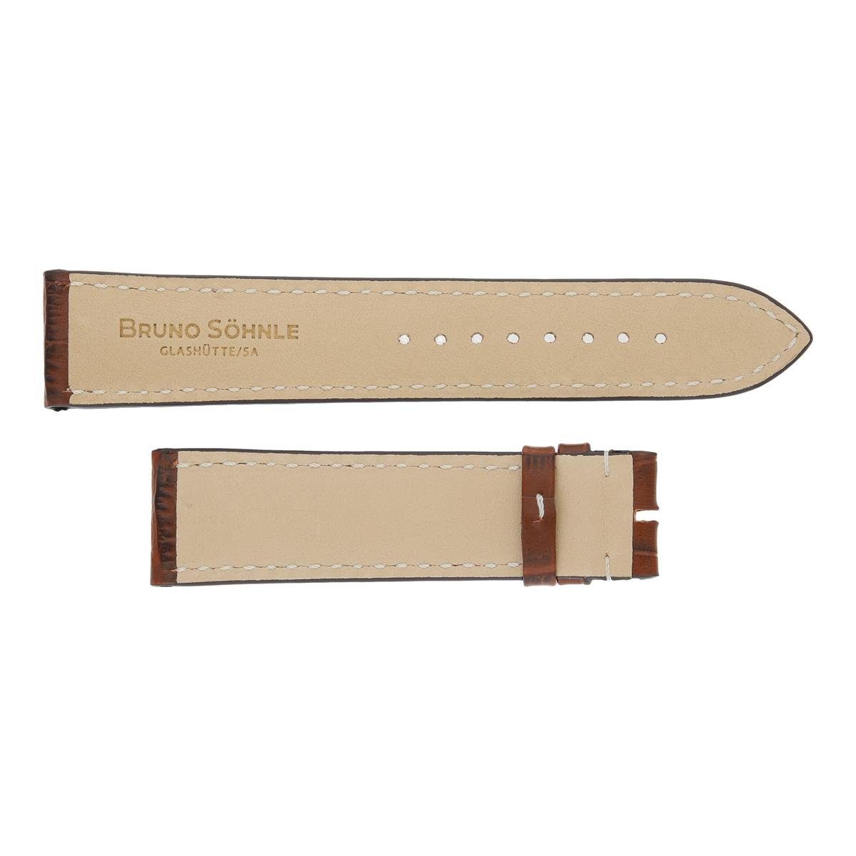 BRUNO SÖHNLE Uhrenarmband Bruno Söhnle Uhrenarmband 73-71053-822-XL - 61-10282-022X Leder braun