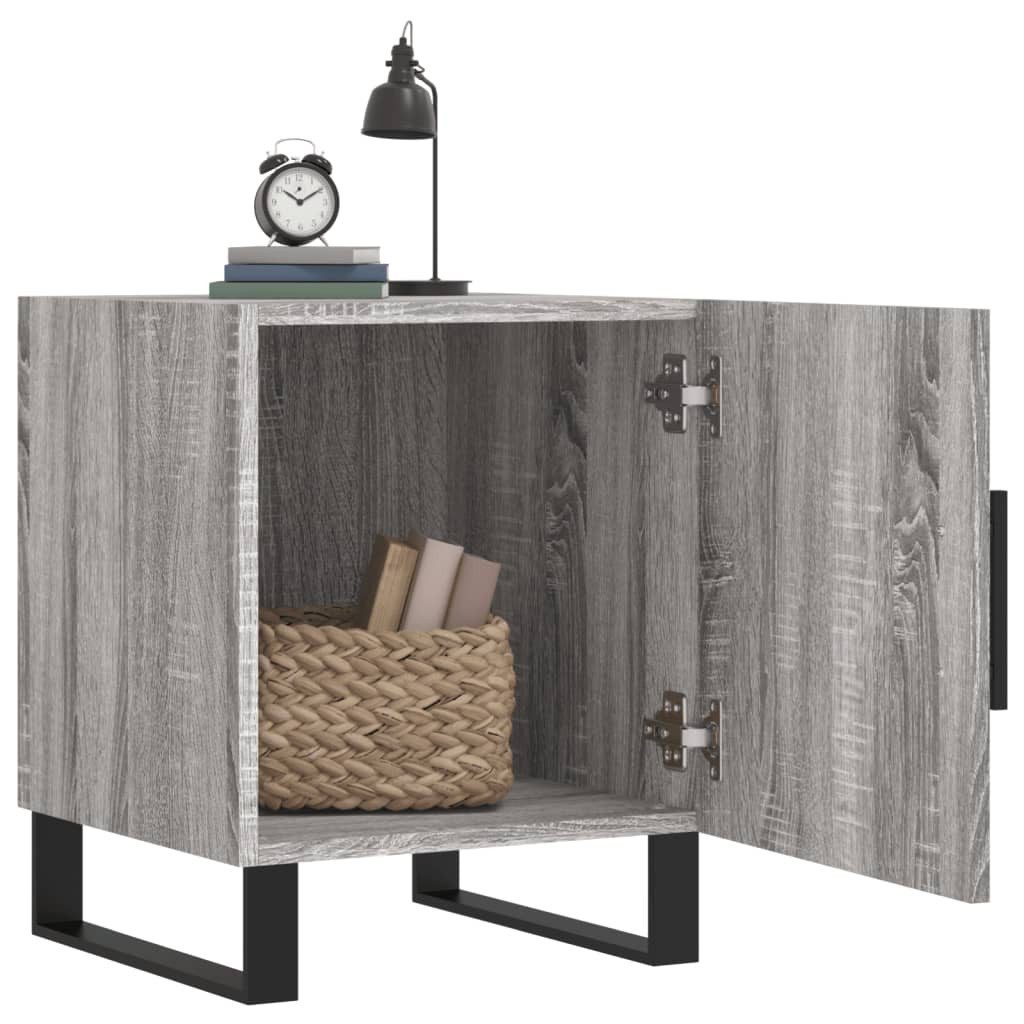 vidaXL Nachttisch Nachttisch Grau Sonoma 40x40x50 günstig online kaufen