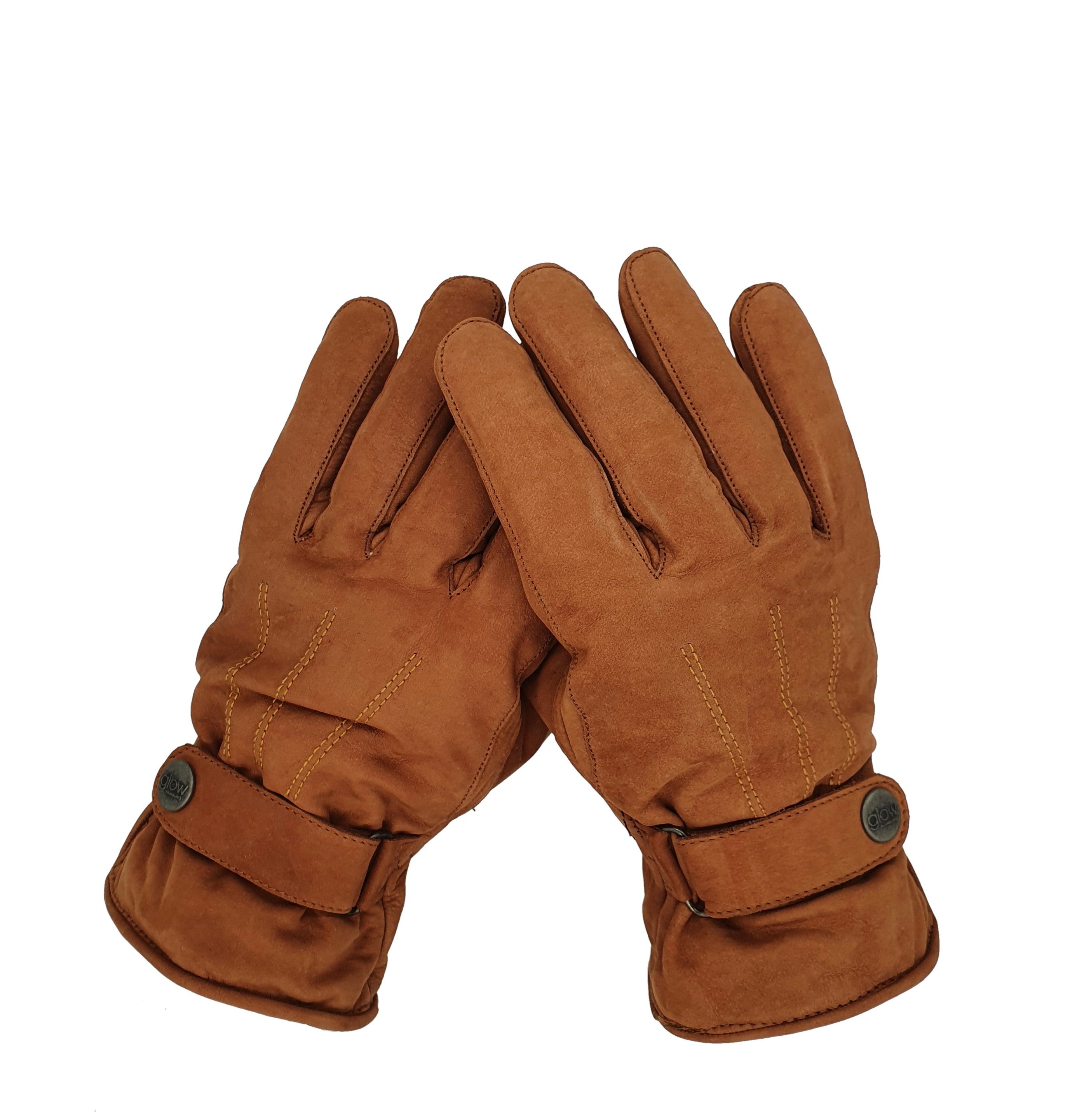 Glow Lederhandschuhe »Winter-Lederhandschuhe für Herren aus 100% Nubuk-Leder «