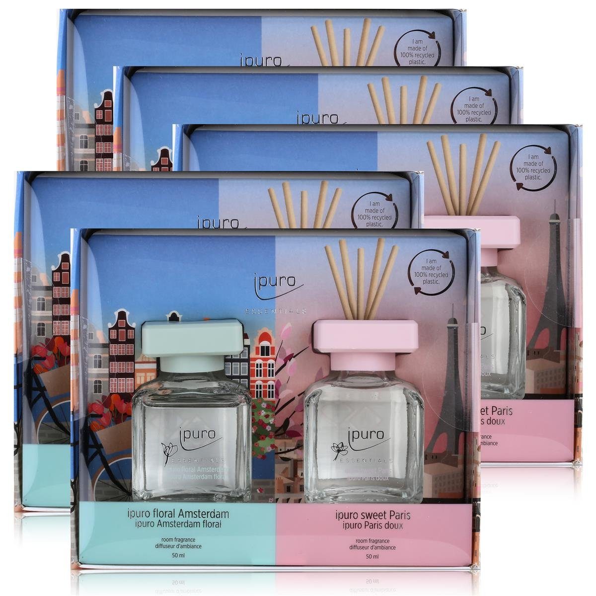 IPURO Raumduft Ipuro floral Amsterdam & sweet Paris 2x50ml