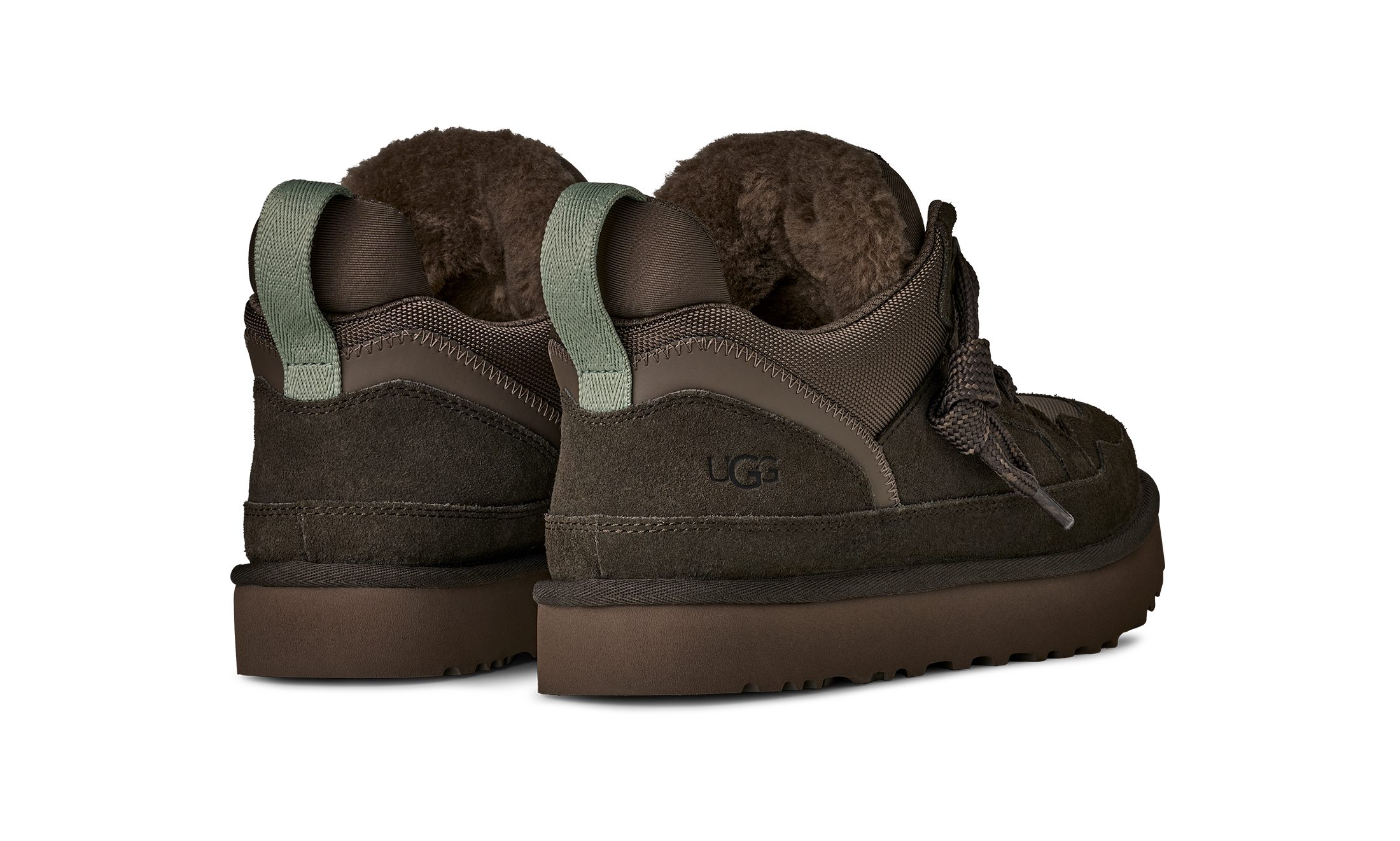 UGG LOWMEL Plateausneaker Halbschuh, Schnürschuh mit gepolstertem Schaftrand