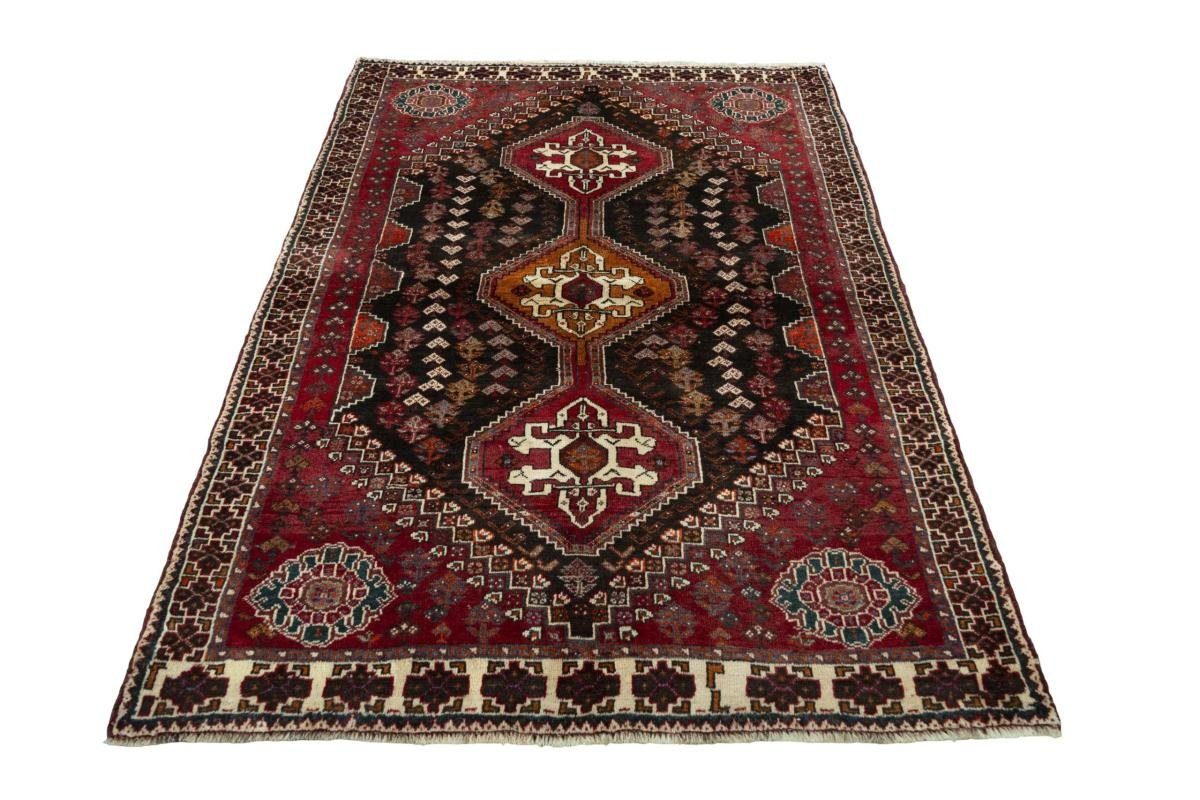 Orientteppich Shiraz Handgeknüpfter rechteckig, Orientteppich / Trading, Perserteppich, 10 Höhe: Nain 134x202 mm