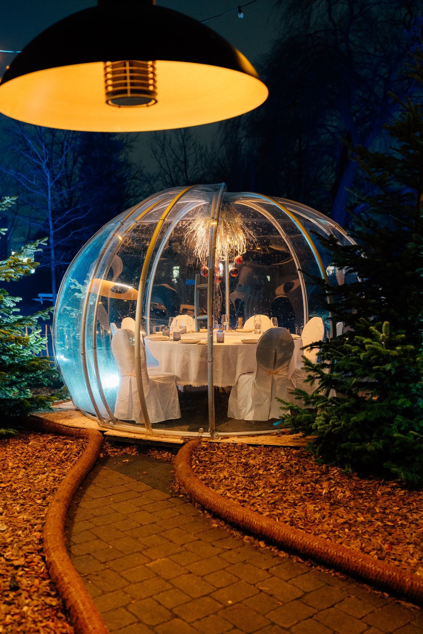 Pavillon Igloo Max wasserdicht - Gartenpavillon Gastronomie Garten