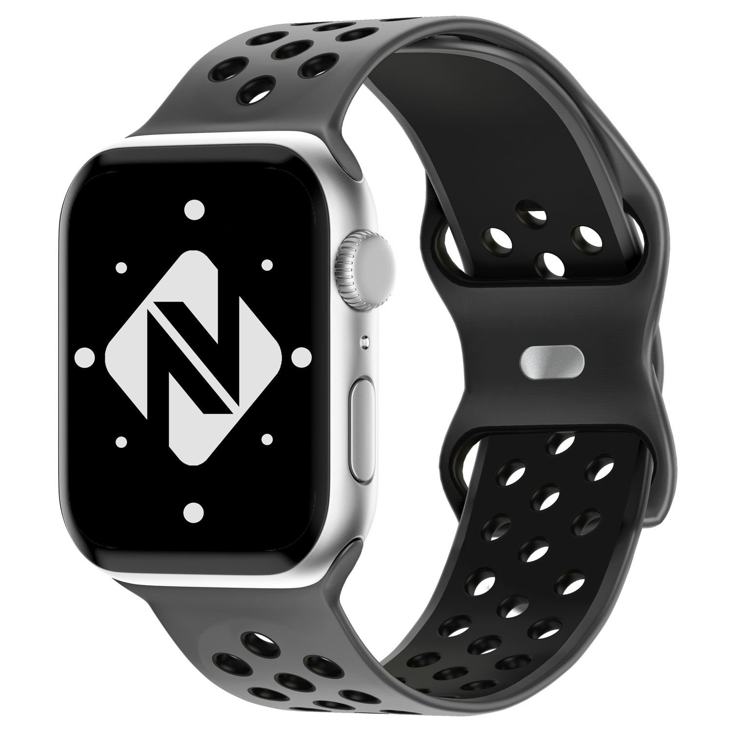 Watch Smartwatch-Armband Airflow Nalia / für Apple 42mm/44mm/45mm/49mm, Löcher Atmungsaktive Silikon / Ersatzband Uhr Fitness