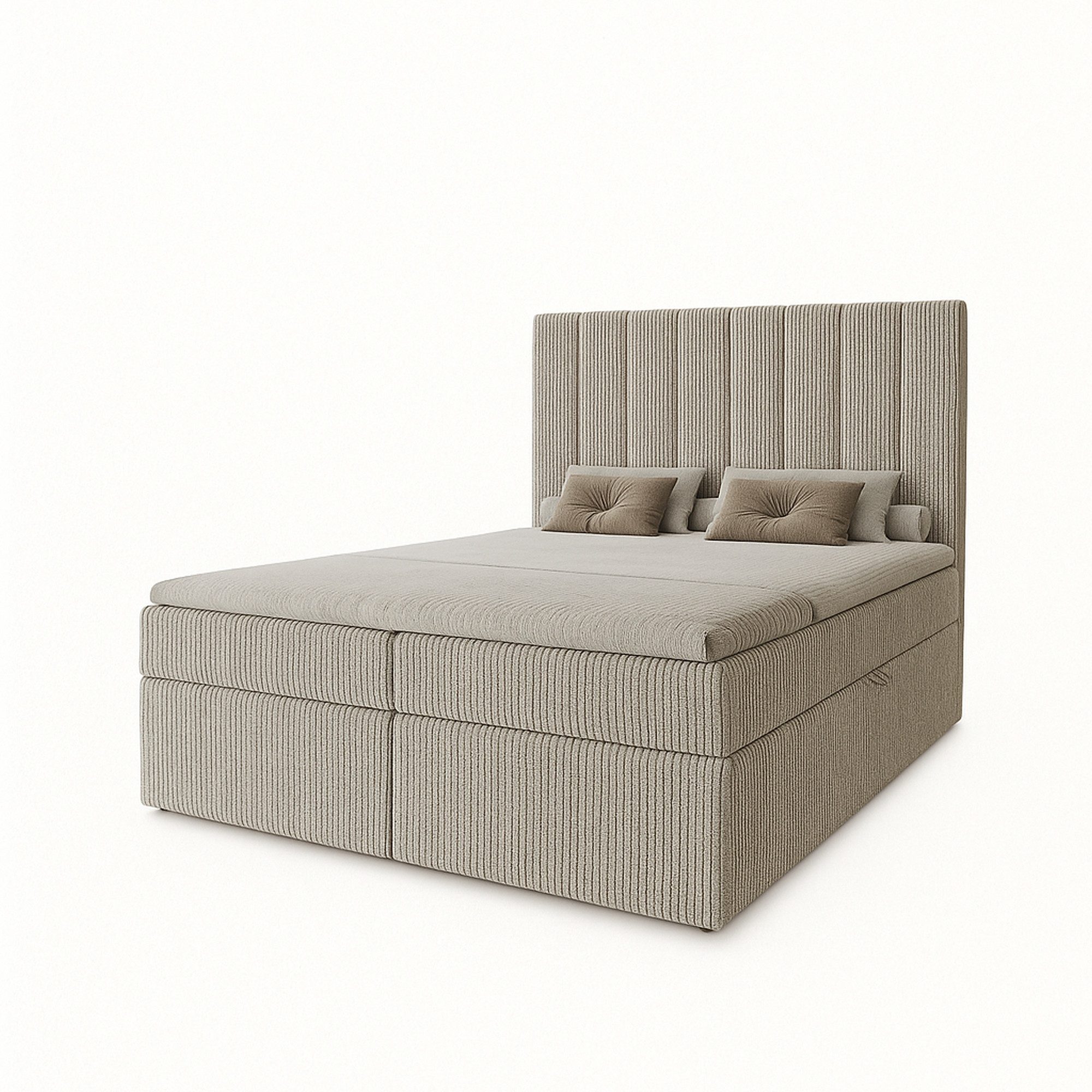MARPUR Boxspringbett NERO MIL (Boxspringbett, Bettkasten, Matratze), Bettka günstig online kaufen