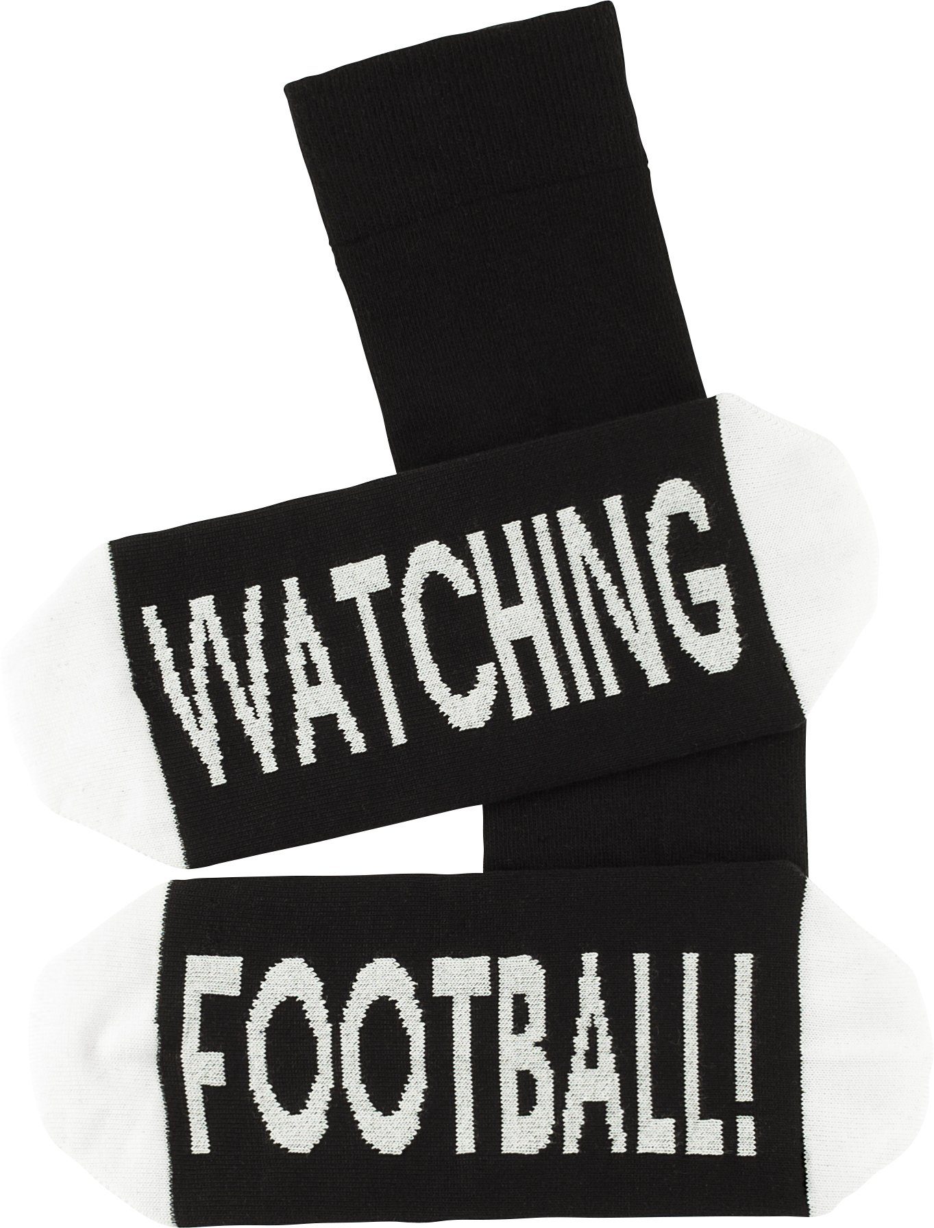 Clark Crown® Sprüchen Football mit lustigen Socken Watching