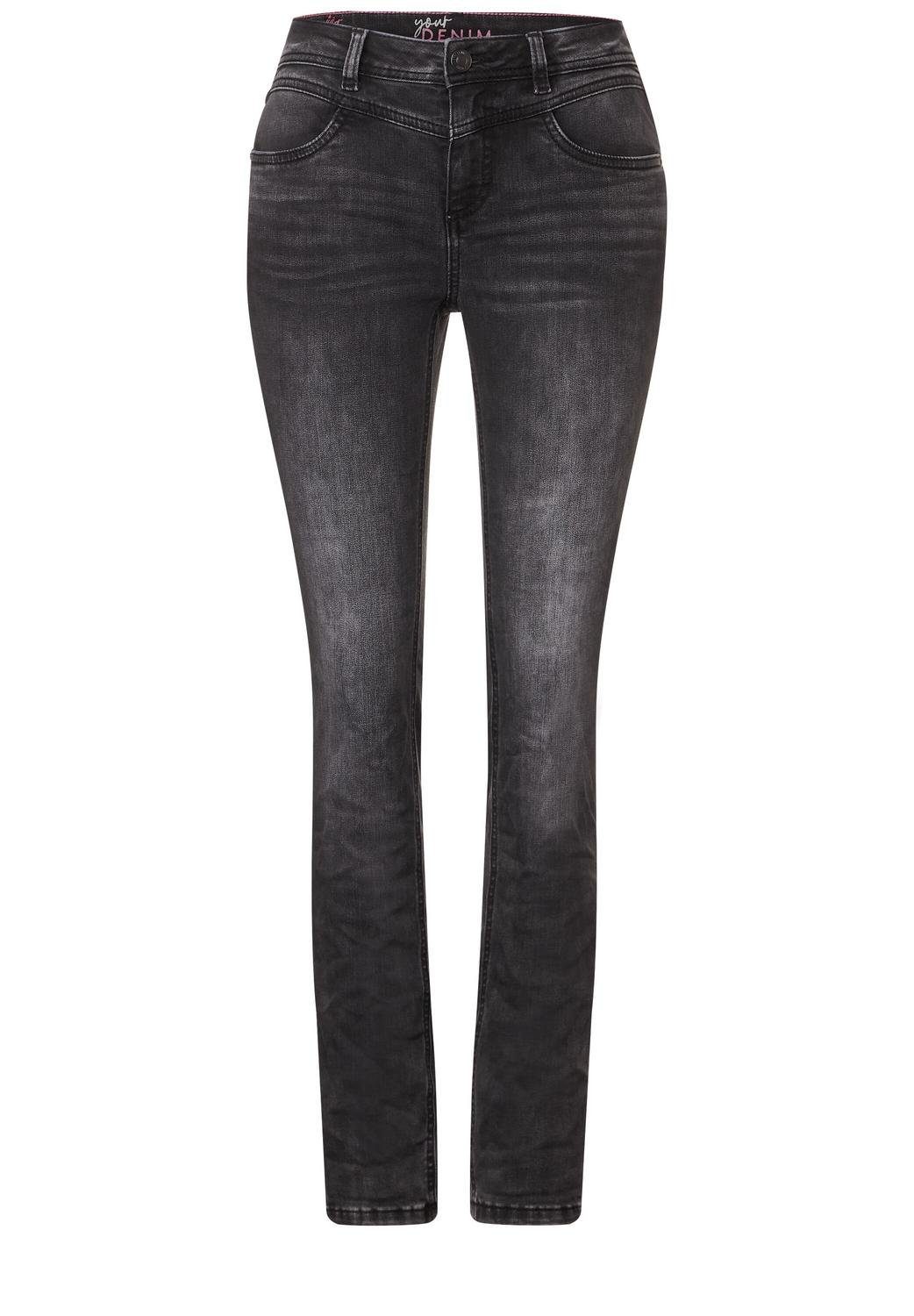 Jane.hw.black QR Style Regular-fit-Jeans STREET ONE