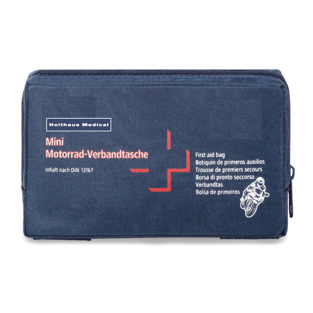 KFZ-Verbandtasche Mini Motorrad Verbandtasche, Inhalt nach DIN 13 167 - B07GPX6ZSQ