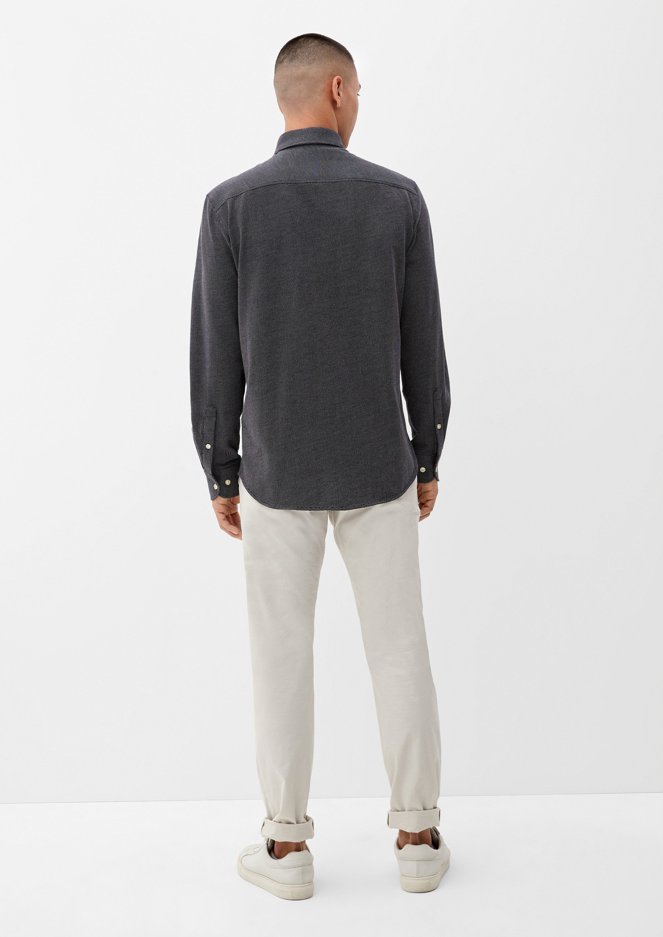 s.Oliver Langarmhemd Hemd S.OWHERE Tailored: Baumwollhemd