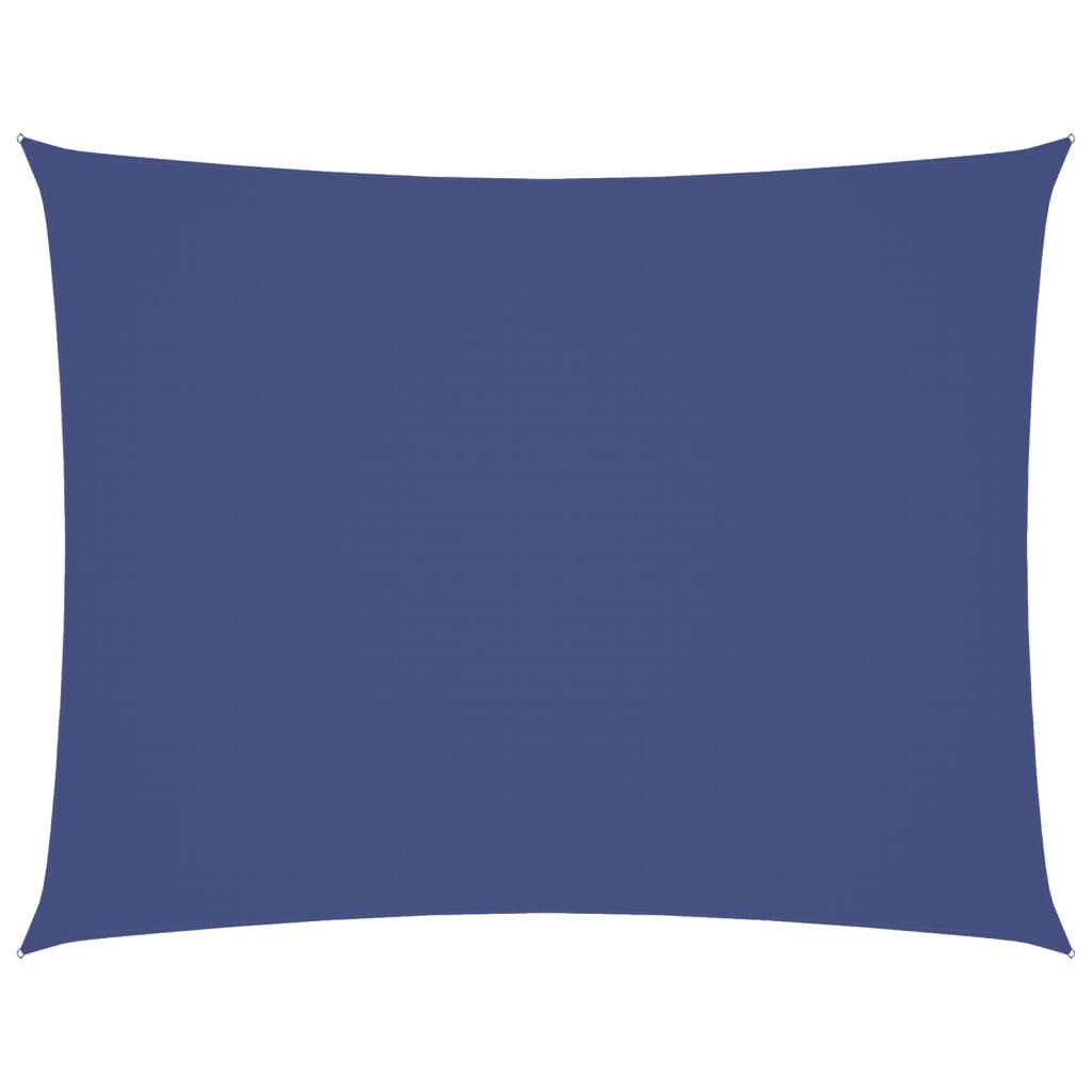 vidaXL Sonnensegel Sonnensegel Oxford-Gewebe Rechteckig 3x4,5 m Blau, (1-tlg)