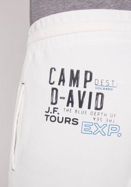 CAMP DAVID Jogginghose mit Rippbündchen am Hosensaum