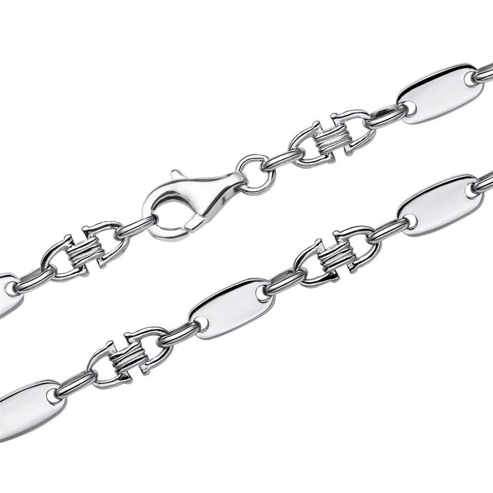 Herren Plattenkette JEWLIX aus Silberkette Sterlingsilber 925er