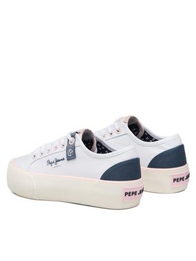 Pepe Jeans Sneakers aus Stoff Ottis W Sun PLS31456 White 800 Sneaker