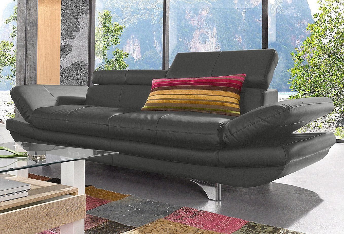 COTTA 2-Sitzer "Enterprise", Big-Sofa, mit Armteilverstellung & Kopfteilver günstig online kaufen