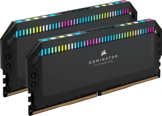 Corsair »DOMINATOR® PLATINUM RGB 32GB (2x16GB) DDR5 DRAM 5600MHz C36« Arbeitsspeicher