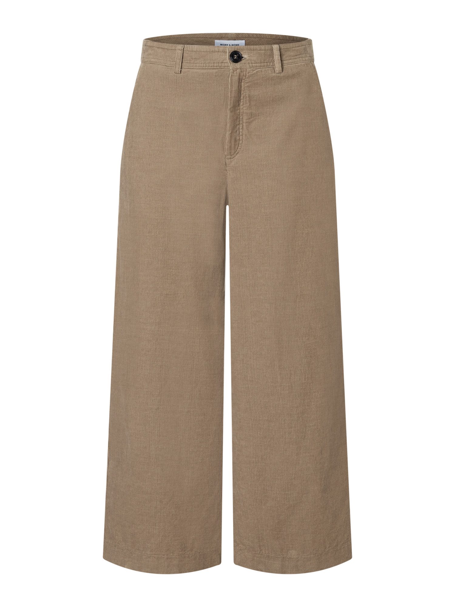 MORE&MORE Culotte weite, verkürzte Baumwollfeincordhose günstig online kaufen