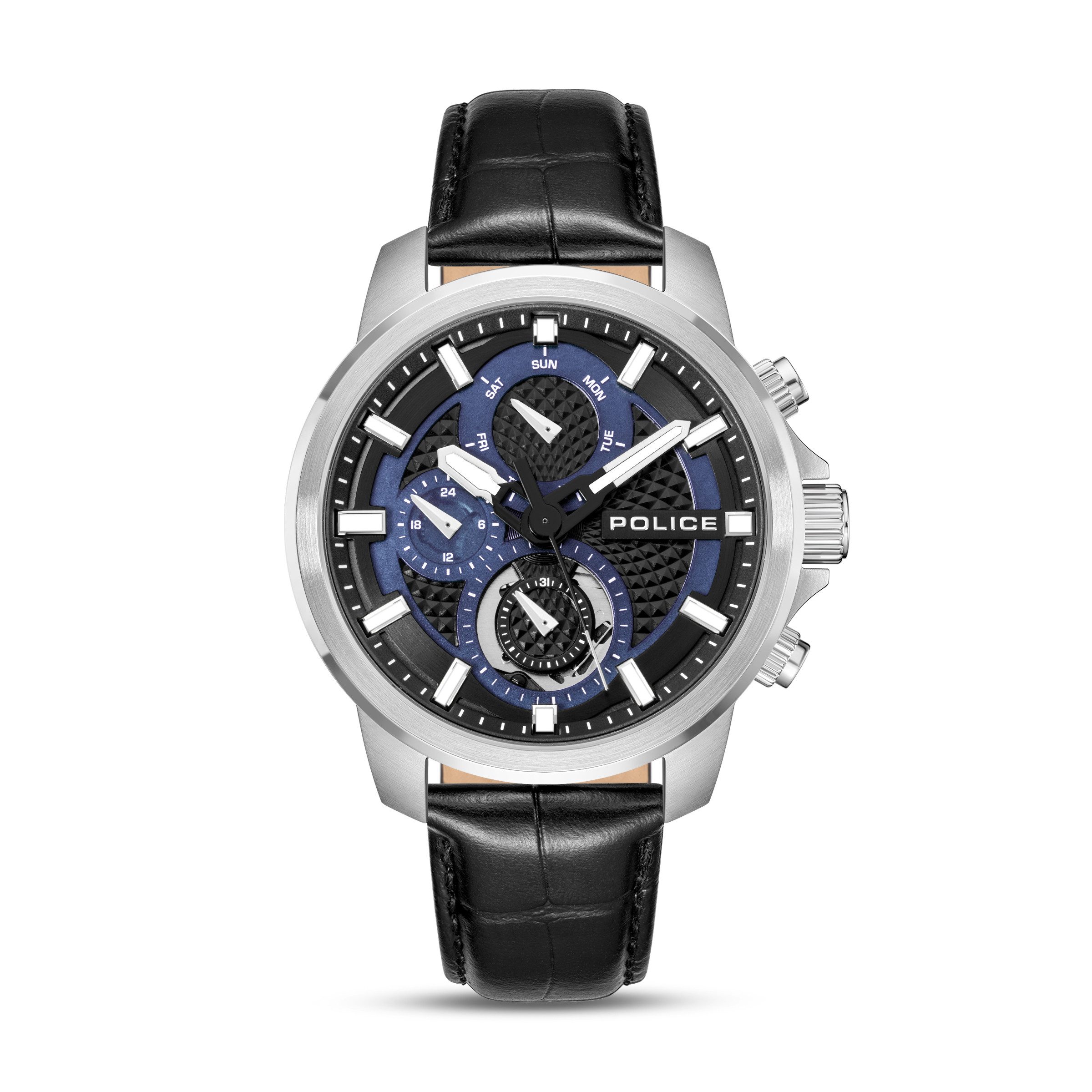 Police Quarzuhr Quarzuhr Herrenuhr 43 x 50 Quarz Herren