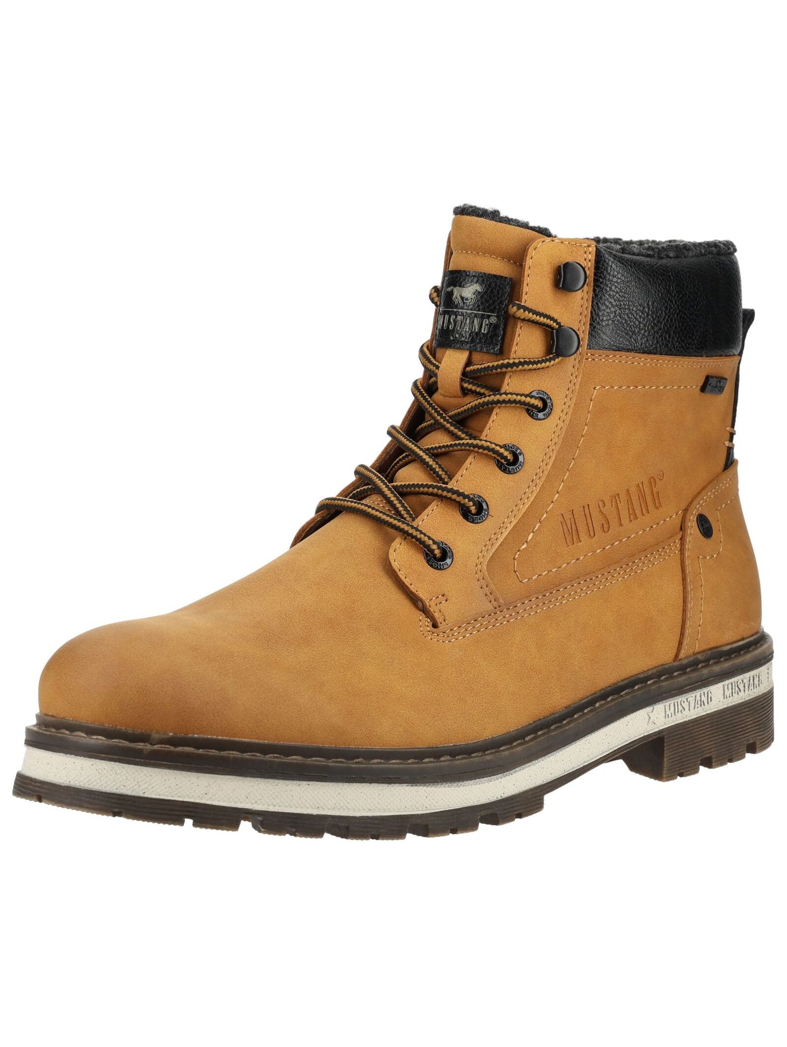 Mustang Shoes Mustang Shoes Stiefelette Lederimitat Schnürstiefelette