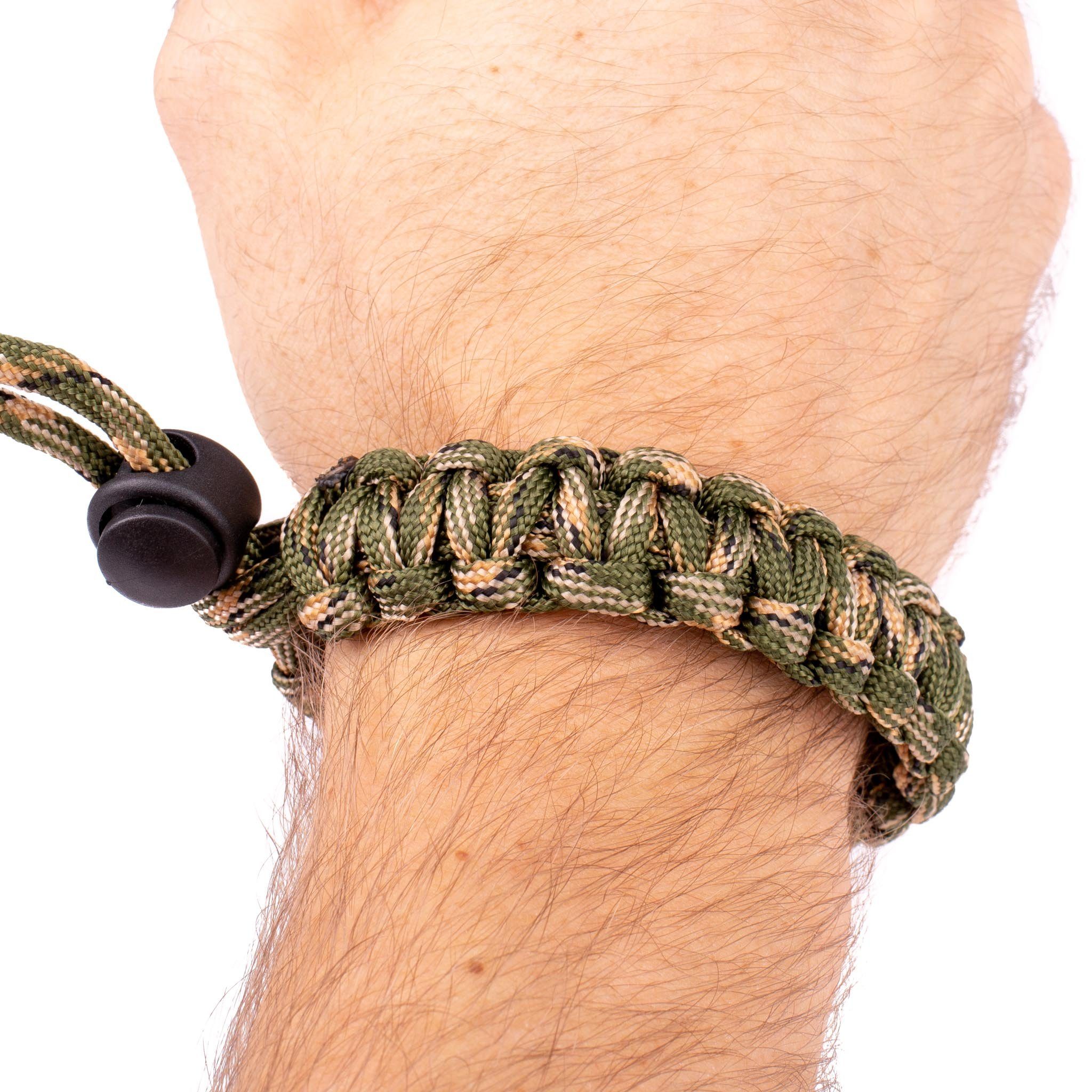 Handschlaufe am Grün Wrist-Band für Tragen Handgelenk Kamera: Paracord zum Camouflage DSLR Kamerazubehör-Set Kordel Kameragurt Tragegurt. Lens-Aid