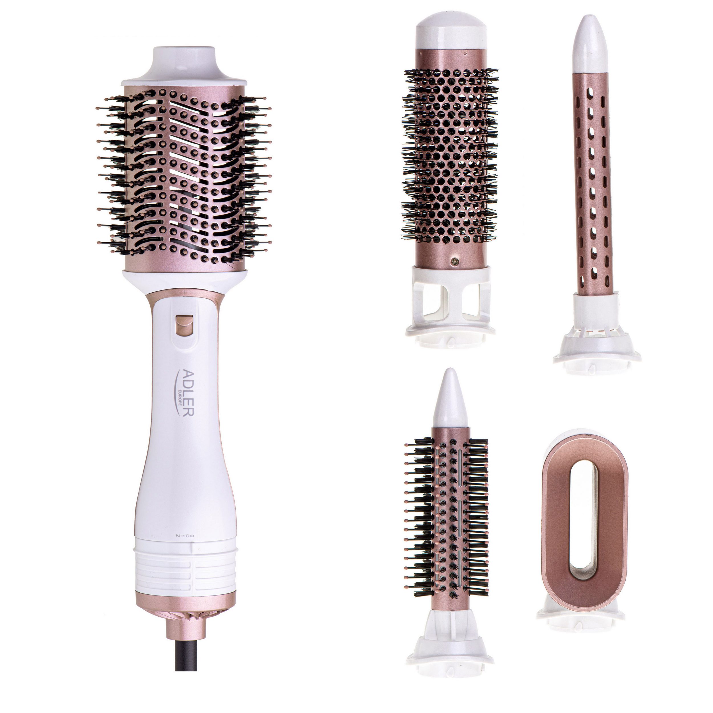 Adler Haarstyler Adler - Haarstyler 5 in 1 - 1200W - 5 Aufs&auml;tze