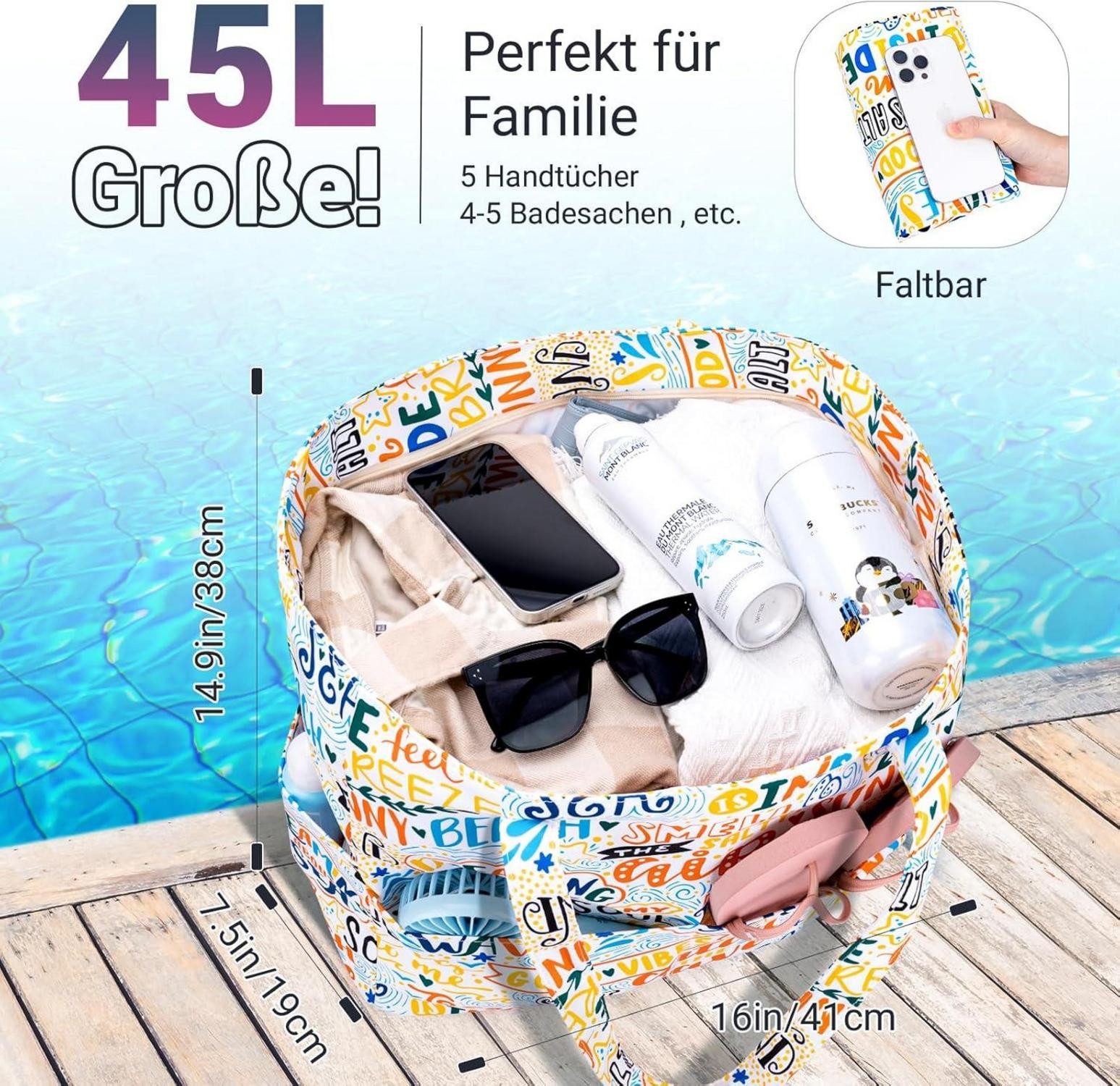 LuxusKollektion Strandtasche Strandtasche XXL Familie mit günstig online kaufen