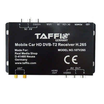 TAFFIO Univer.AUTO DVB-T2 H.265 HD DIGITAL RECEIVER MPEG4 240 km/h TV EMPFANG Navigationsgerät