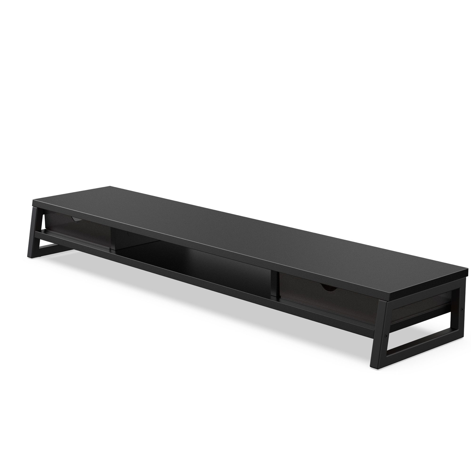 Fenge Monitorständer Monitorständer mit Acryl Schubladen