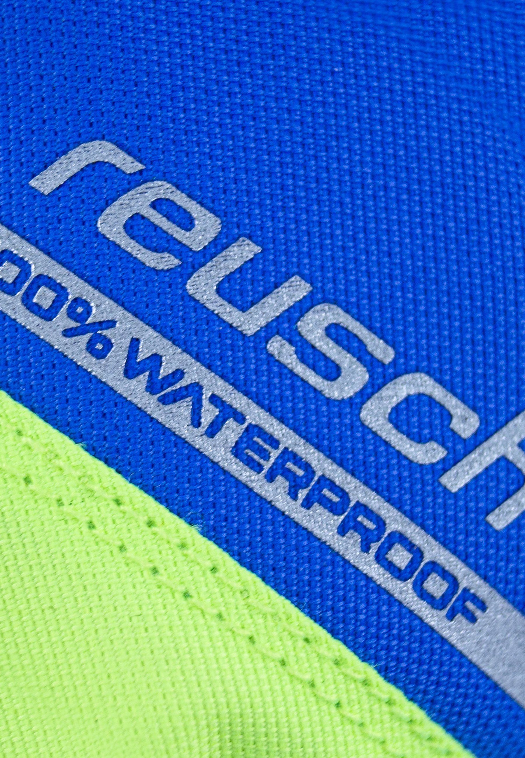 R-TEX Wes XT Reusch warm, atmungsaktiv Fäustlinge sehr wasserdicht, blau-gelb Mitten