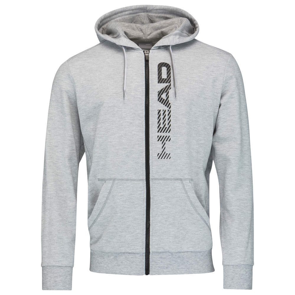Head Kapuzenpullover Kapuzenjacke Hoodie mit Kapuze Club Fynn Fullzip graumeliert Herren