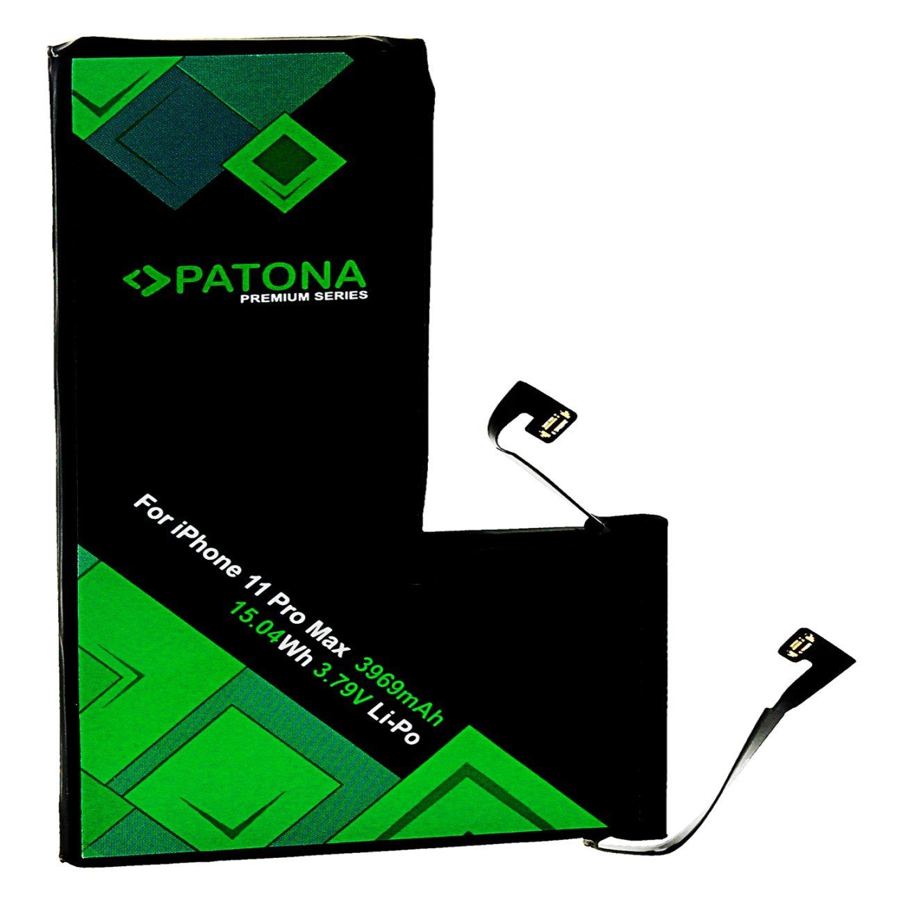 Patona Akku Apple (3,79 mAh für V, Ersatzakku St), iPhone passend Pro 1 3969 Max Handy-Akku 11 Premium-Serie