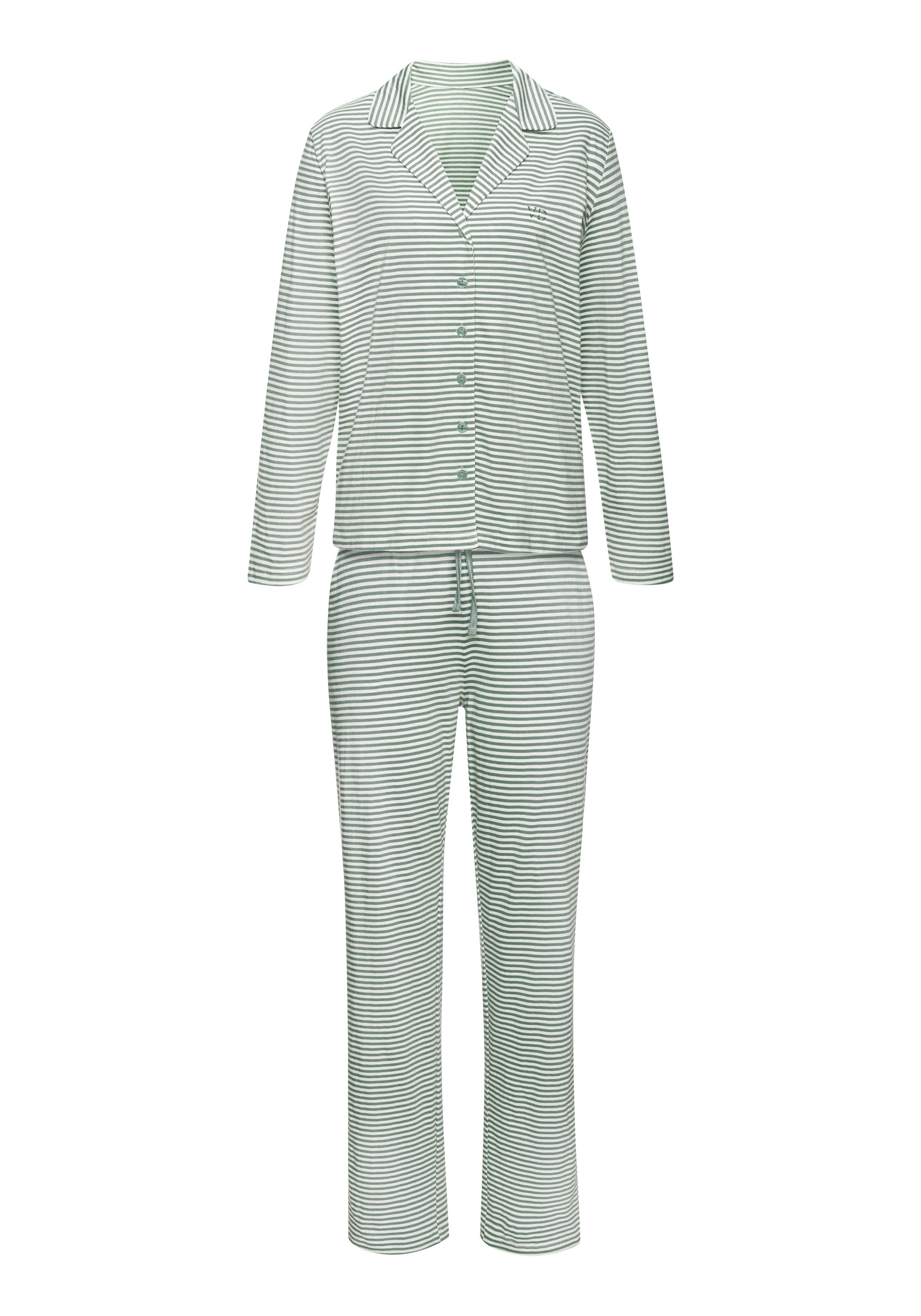 Vivance Dreams Pyjama (Set, 2 tlg) mit feinem Streifenmuster. € 34,99