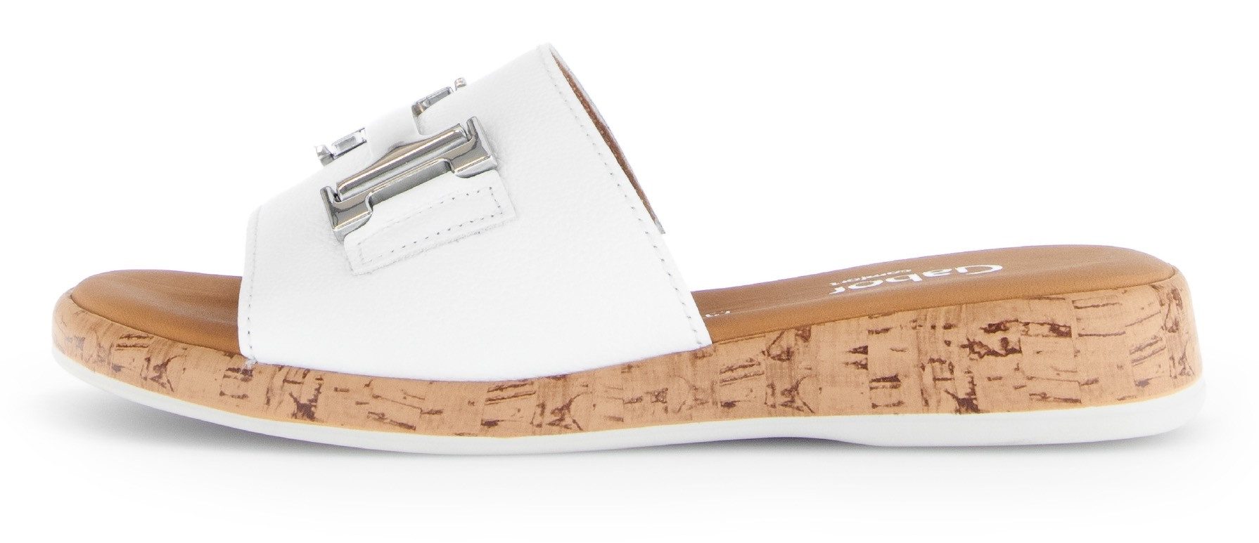 Gabor RHODOS Pantolette, Sommerschuh, Schlupfschuh Komfortschuh in Weite G (weit)