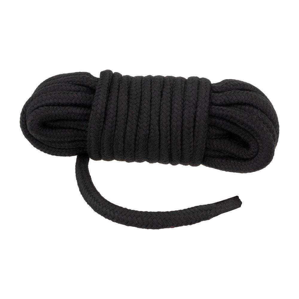 Sandritas Bondage-Seil 10 m Shibari Baumwolle BDSM Schwarz Seil Bondage Fesselspiele
