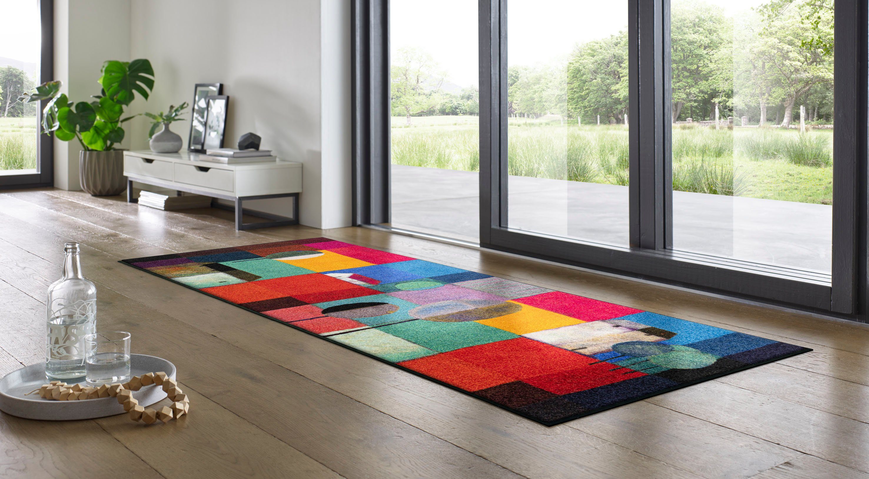 wash+dry by Kleen-Tex Teppich Bel Villaggio, rechteckig, Höhe: 7 mm