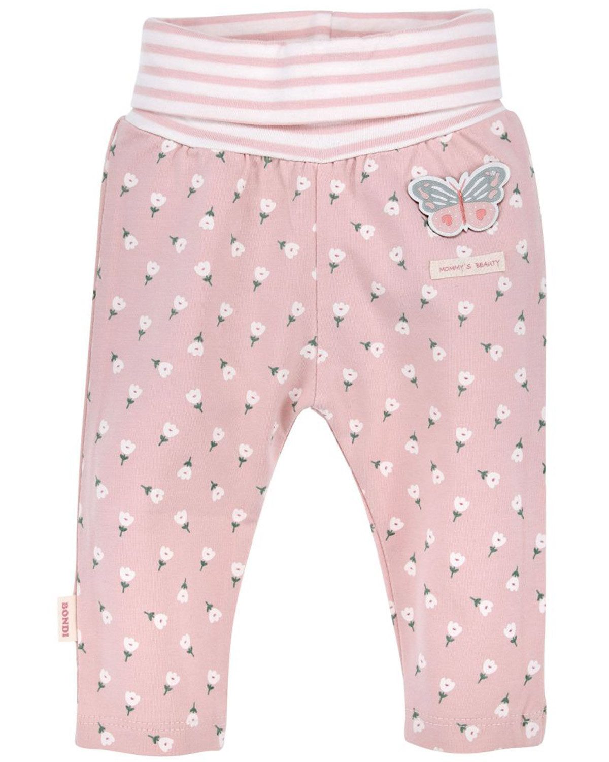 BONDI Trachtenlederhose Leggings 'Blumenallover' 93945, Rosa