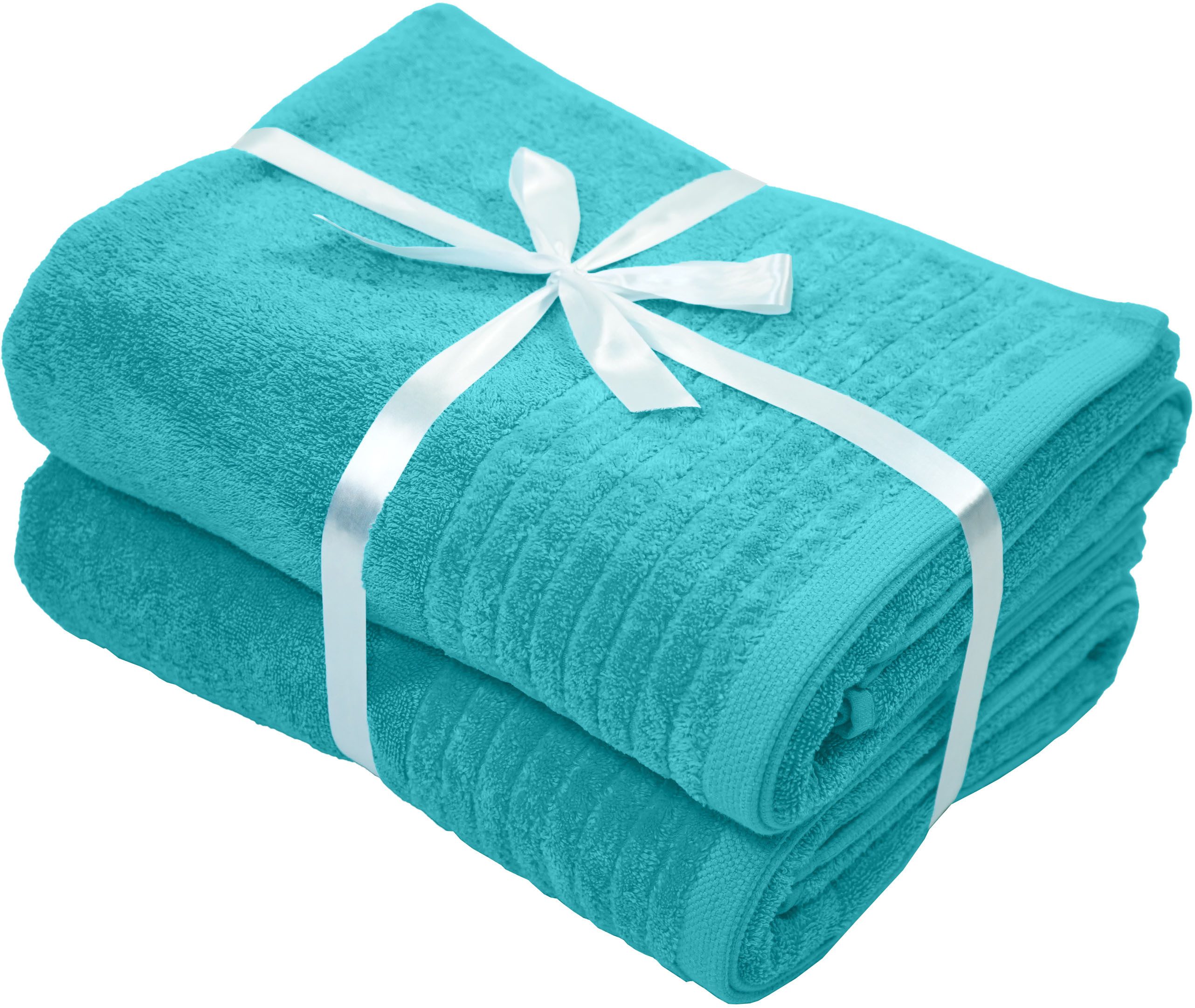 OTTO home Saunatuch Sanremo Premium, Premium Handtücher, 600 gr/m², 80x200cm, Frottier (Set, 2-St), Bordüre, einfarbig, flauschig, weich, dicke Qualität, 5 Jahr – Bild 3 von 5